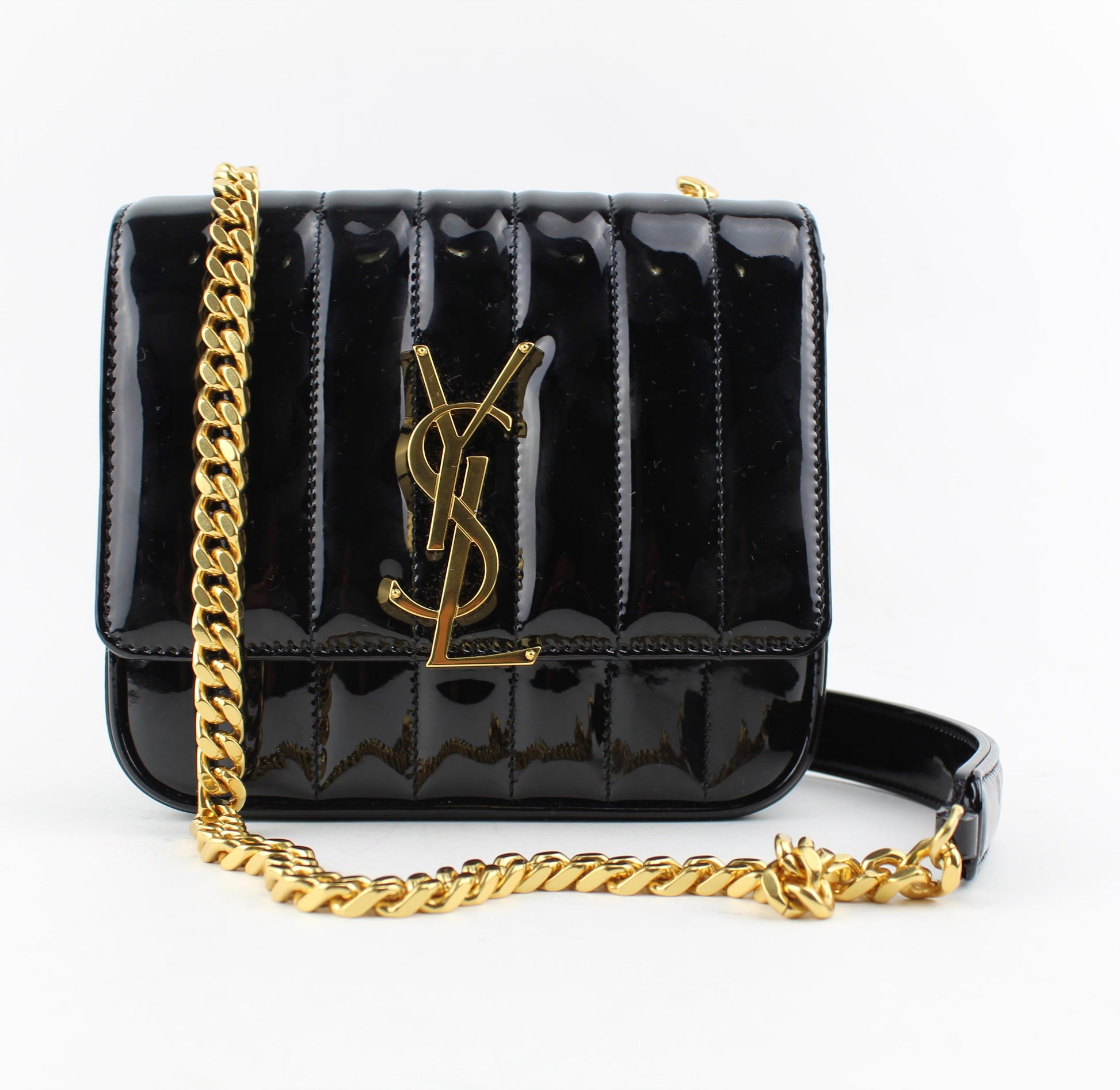 SAINT LAURENT VICKY MONOGRAM SMALL CROSSBODY BAG
