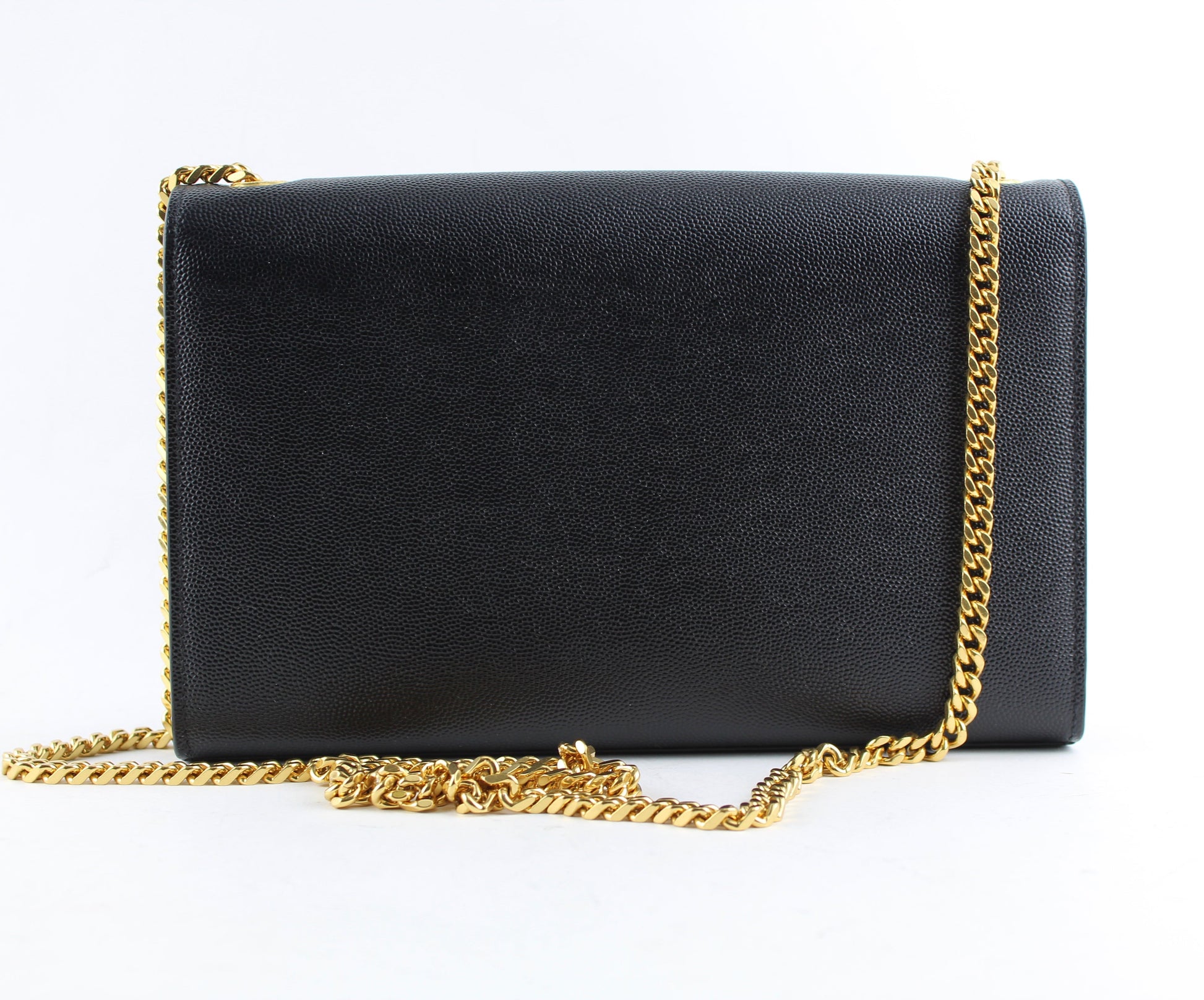 SAINT LAURENT MONOGRAM KATE MEDIUM LEATHER CHAIN BAG