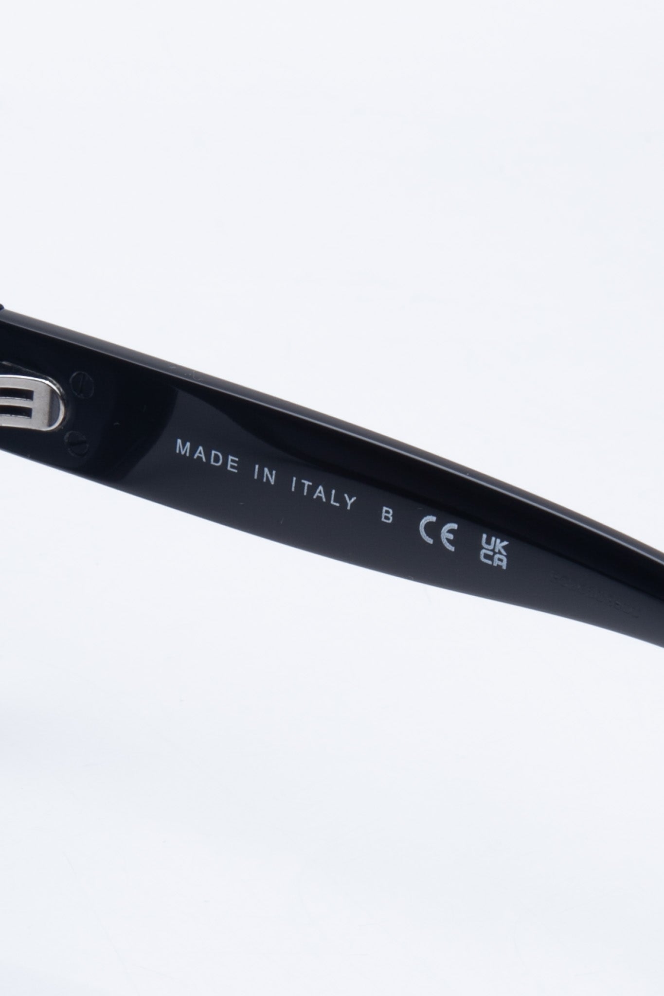CHANEL Pilot Acetate and Strass Black Frame Sunglasses
