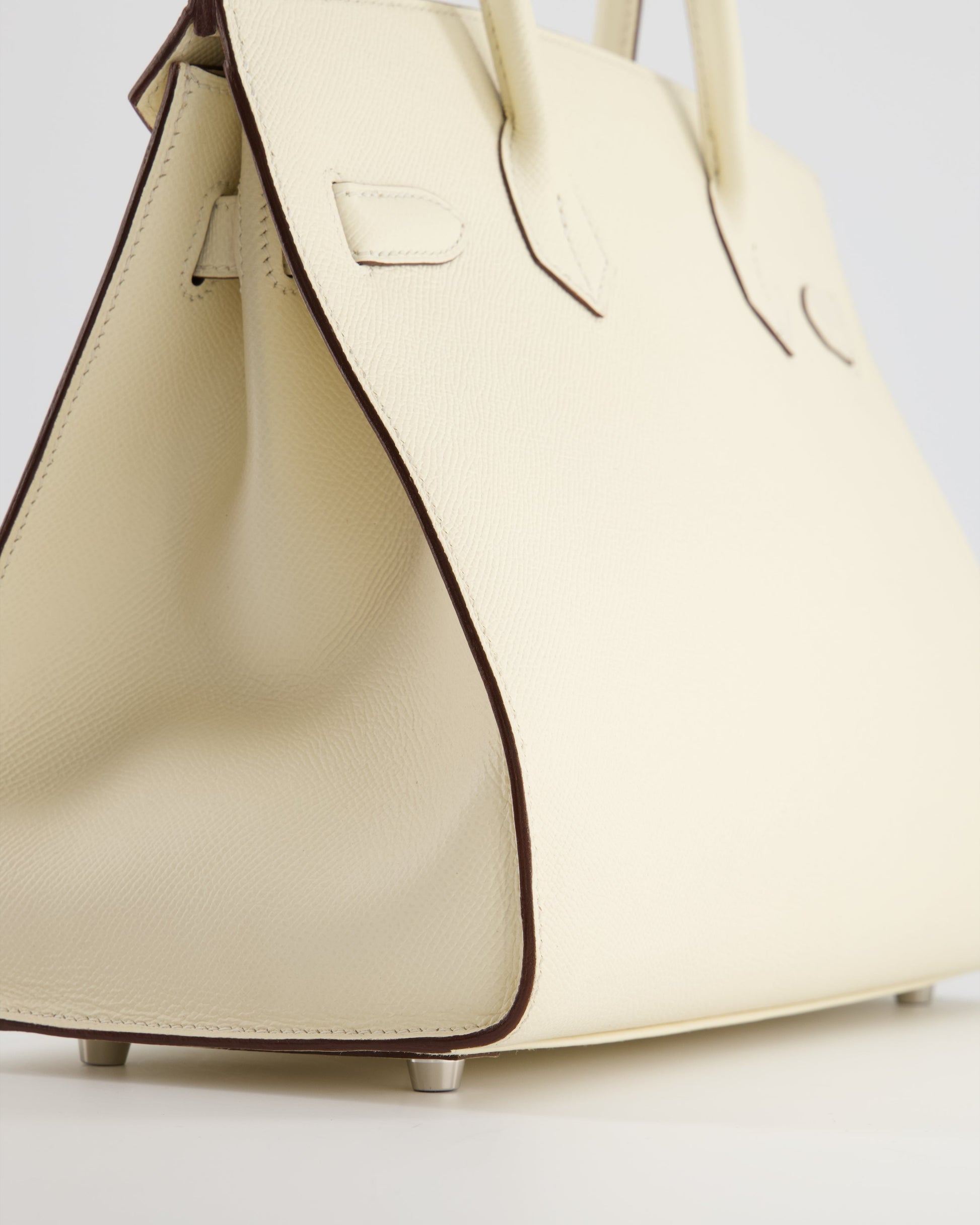 Hermes Birkin Bag 30cm Sellier in Nata Epsom Leather with Palladium Hardware