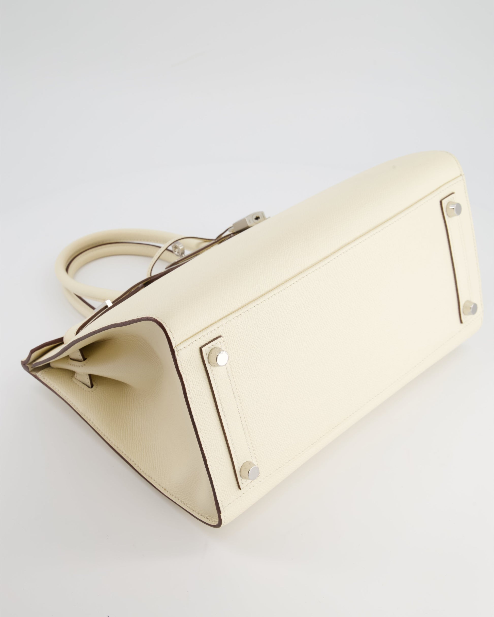 Hermes Birkin Bag 30cm Sellier in Nata Epsom Leather with Palladium Hardware