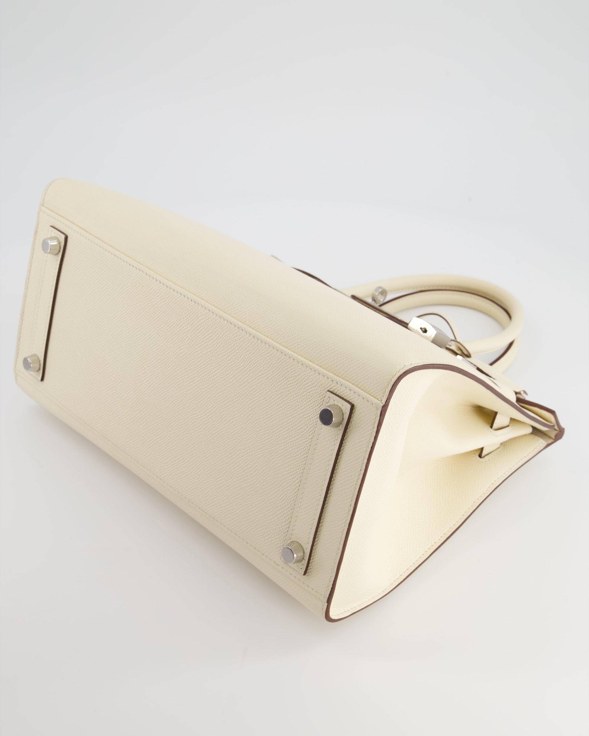 Hermes Birkin Bag 30cm Sellier in Nata Epsom Leather with Palladium Hardware