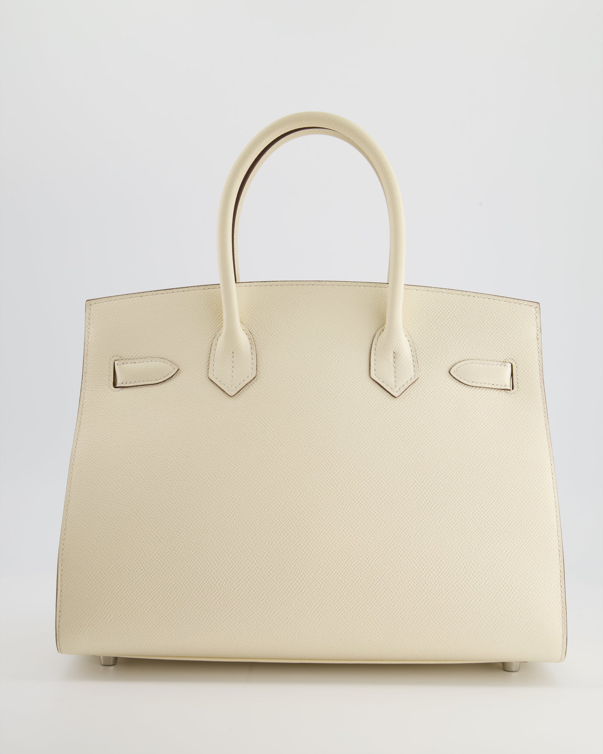 Hermes Birkin Bag 30cm Sellier in Nata Epsom Leather with Palladium Hardware