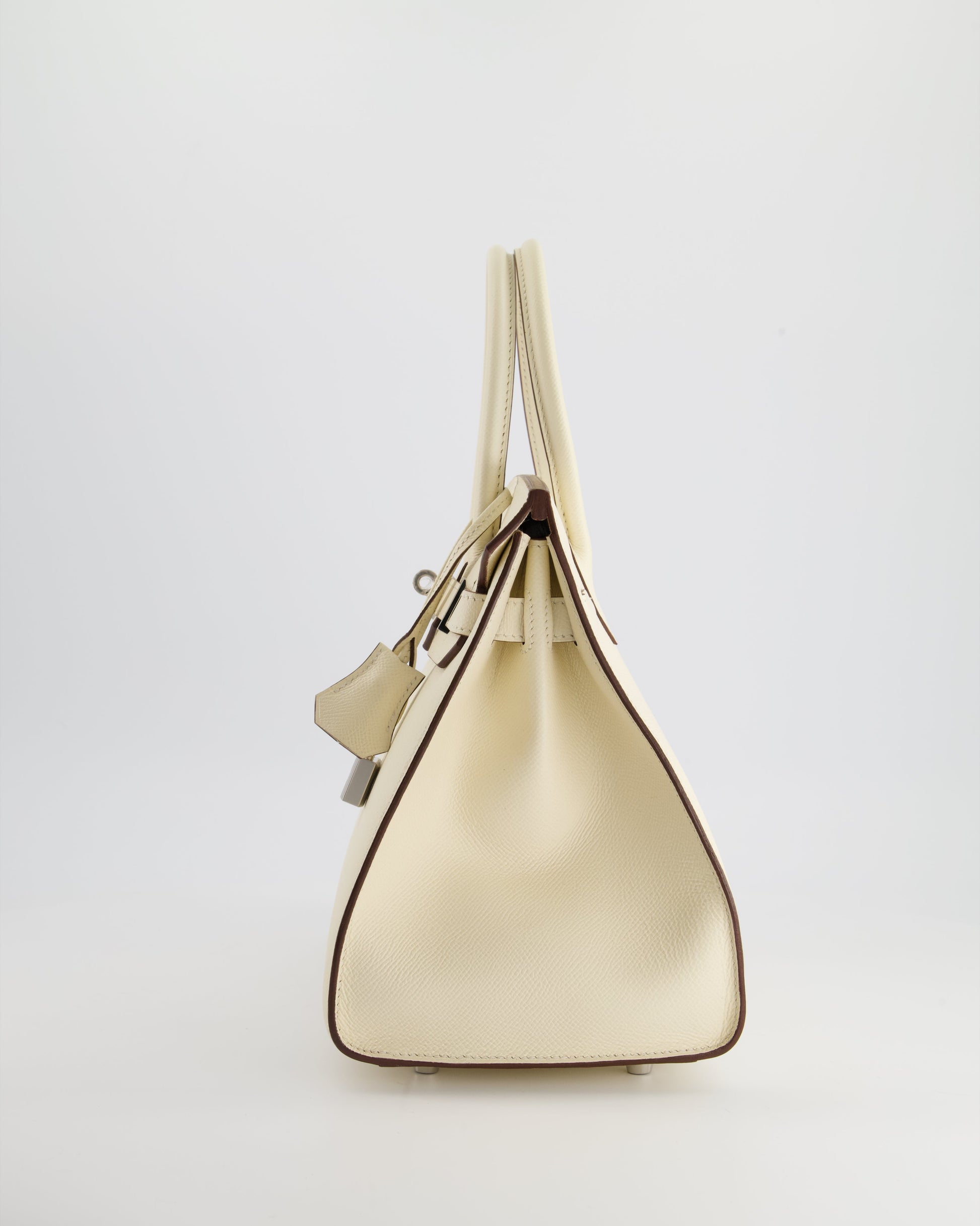 Hermes Birkin Bag 30cm Sellier in Nata Epsom Leather with Palladium Hardware