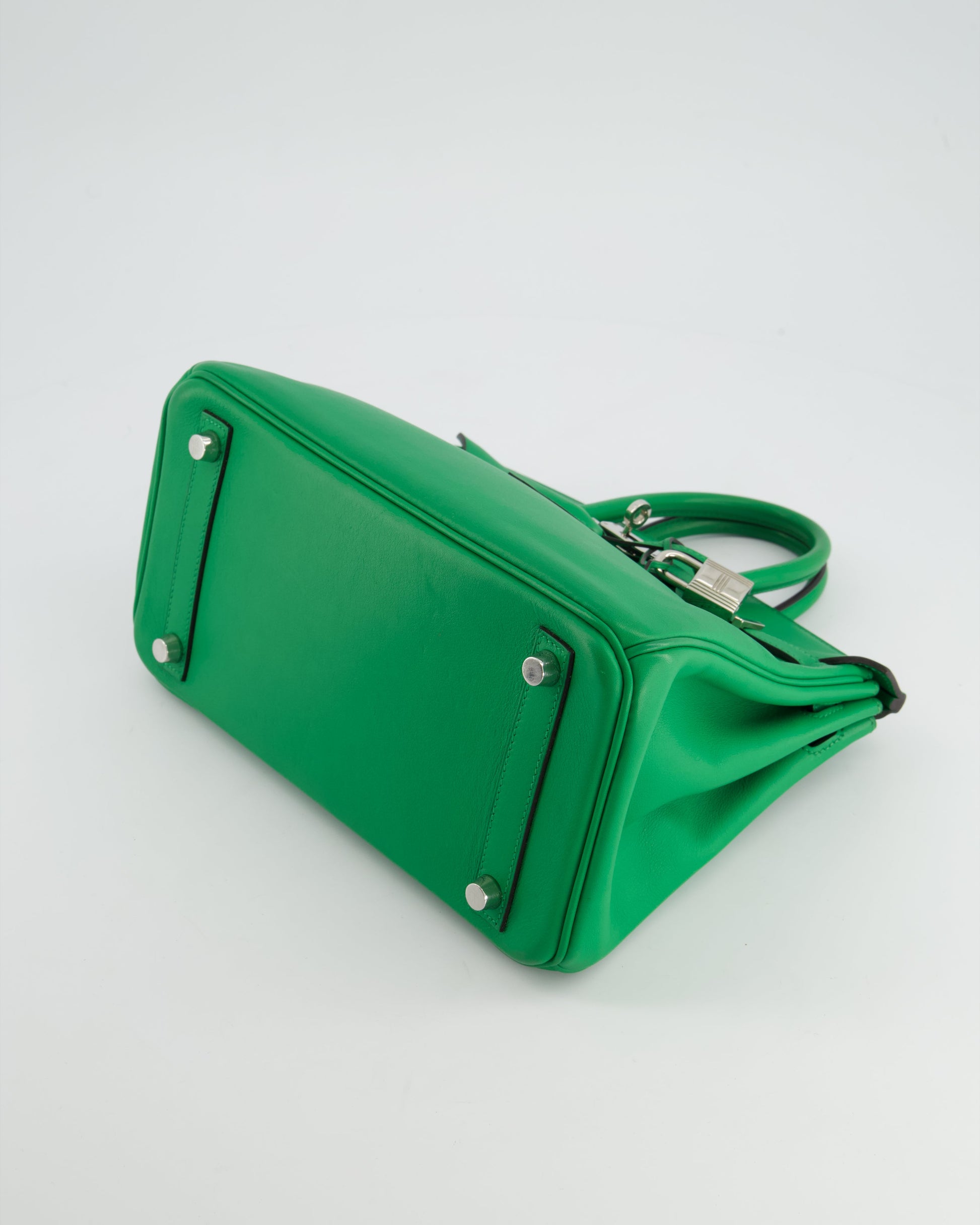 Hermes Birkin Bag 25cm Bamboo in Swift Leather with Palladium Hardware Bag