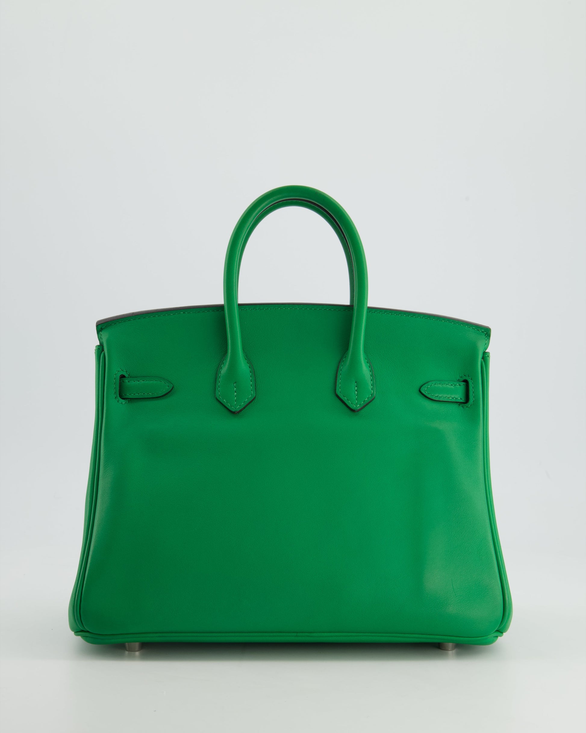 Hermes Birkin Bag 25cm Bamboo in Swift Leather with Palladium Hardware Bag
