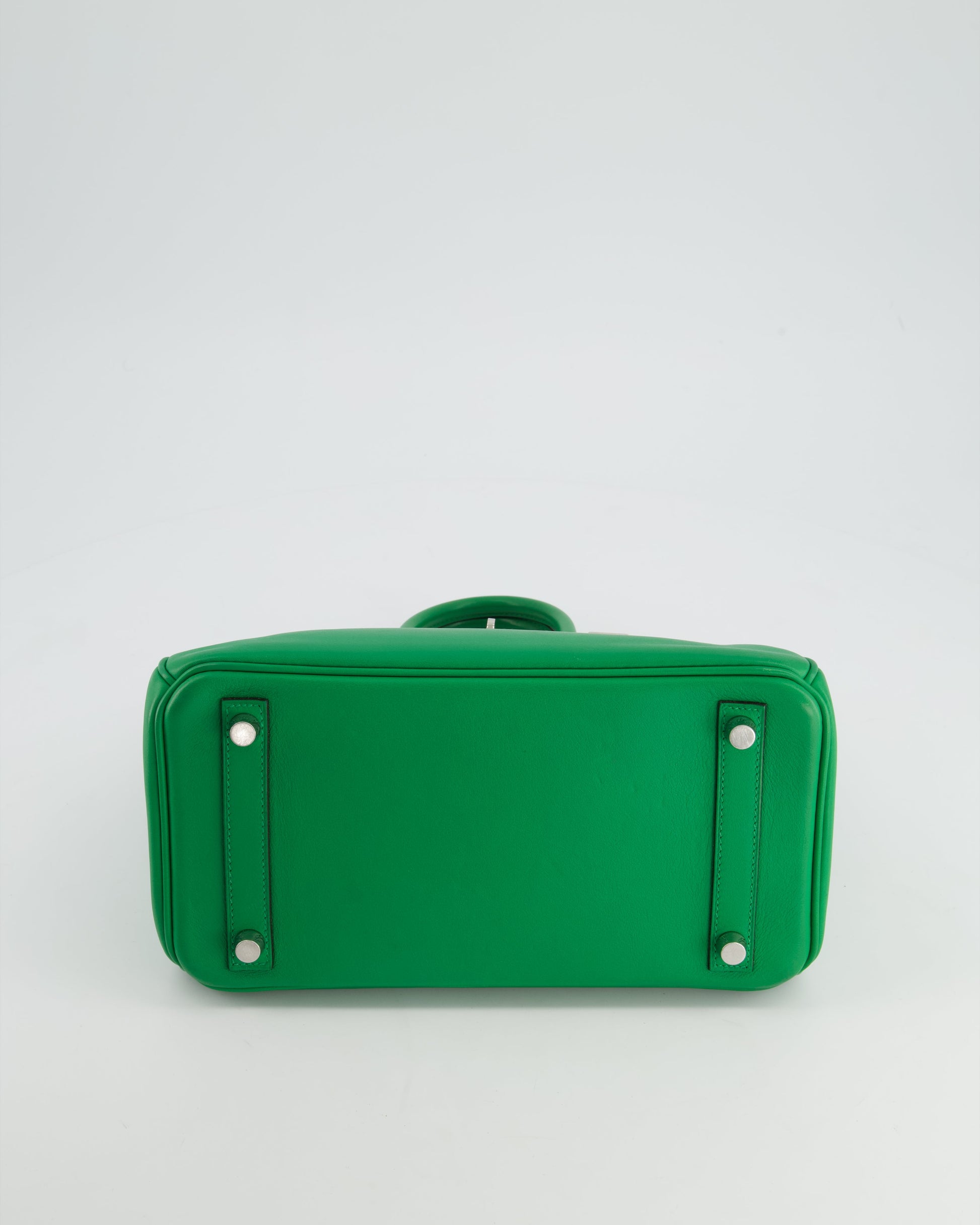 Hermes Birkin Bag 25cm Bamboo in Swift Leather with Palladium Hardware Bag