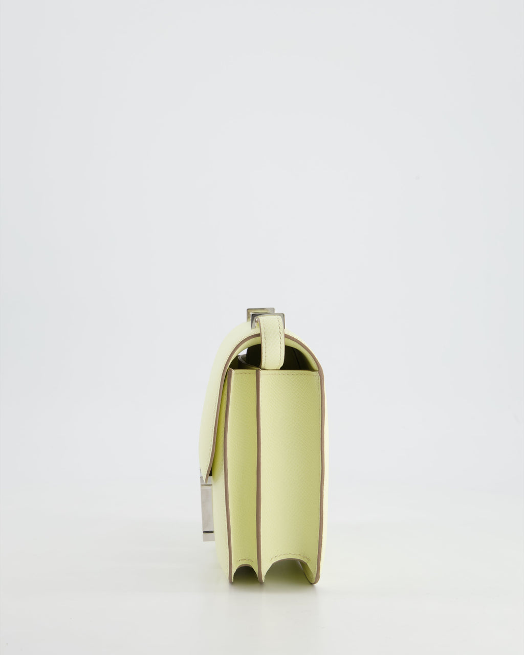 Hermes Constance III Mini 18cm Miroir Bag in Jaune Milton Epsom Leather with Palladium Hardware