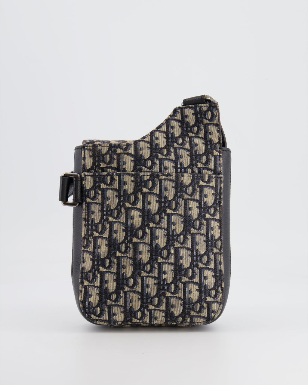 *FIRE PRICE* Christian Dior Black Dior Oblique Jacquard Vertical Saddle Pouch Bag RRP £1,500