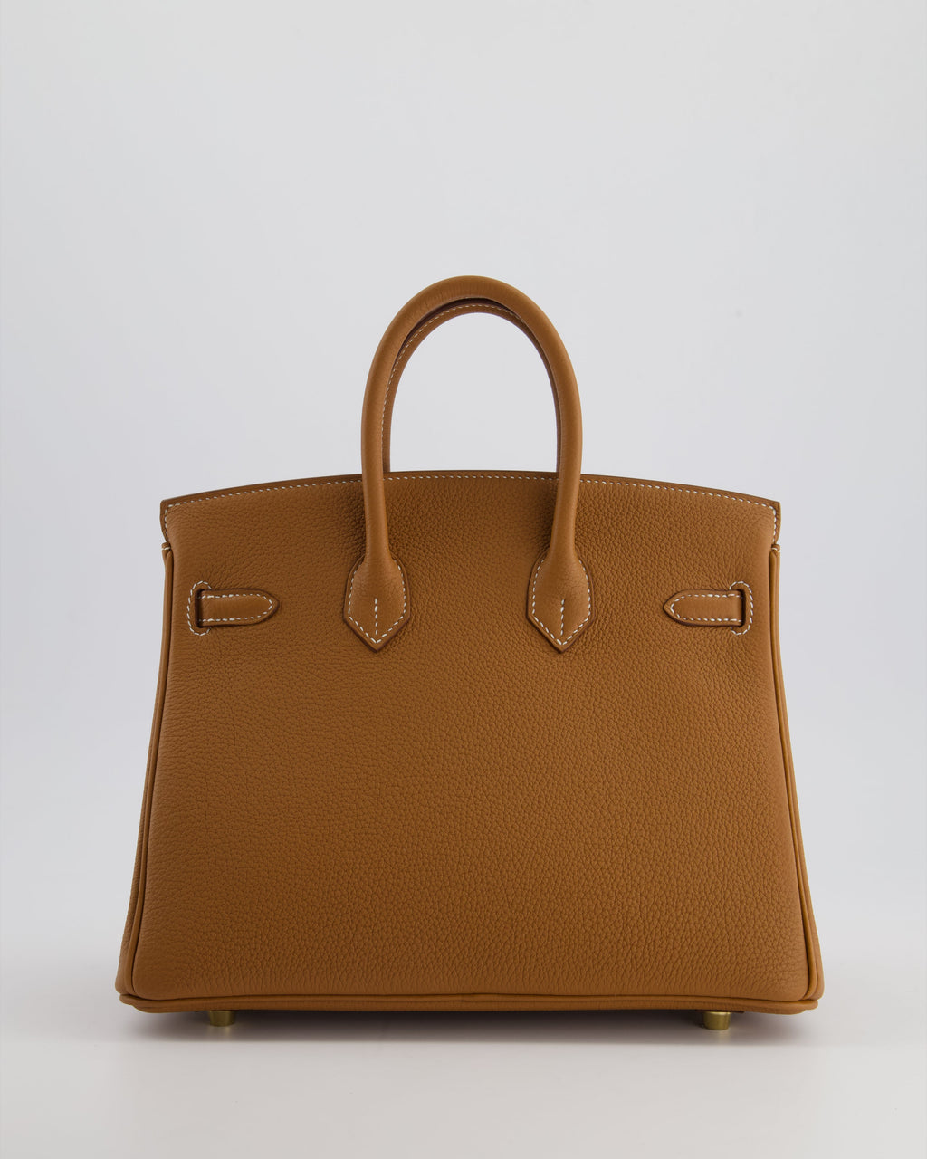 Hermes Birkin 25cm Retourne Bag in Gold Togo Leather with Gold Hardware