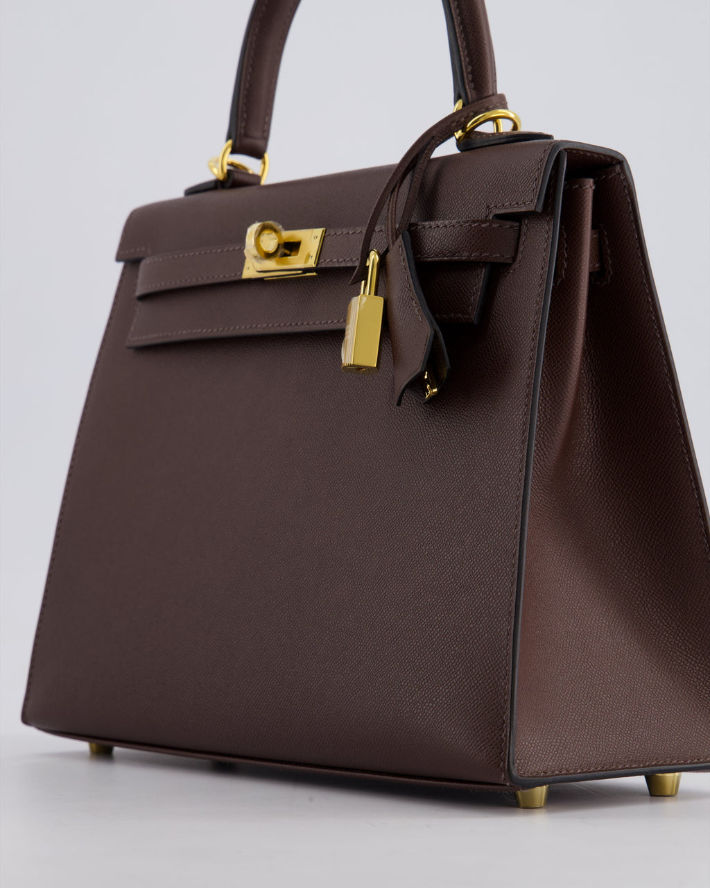Hermes Kelly Sellier 25cm Bag in Rouge Sellier Madame Leather with Gold Hardware