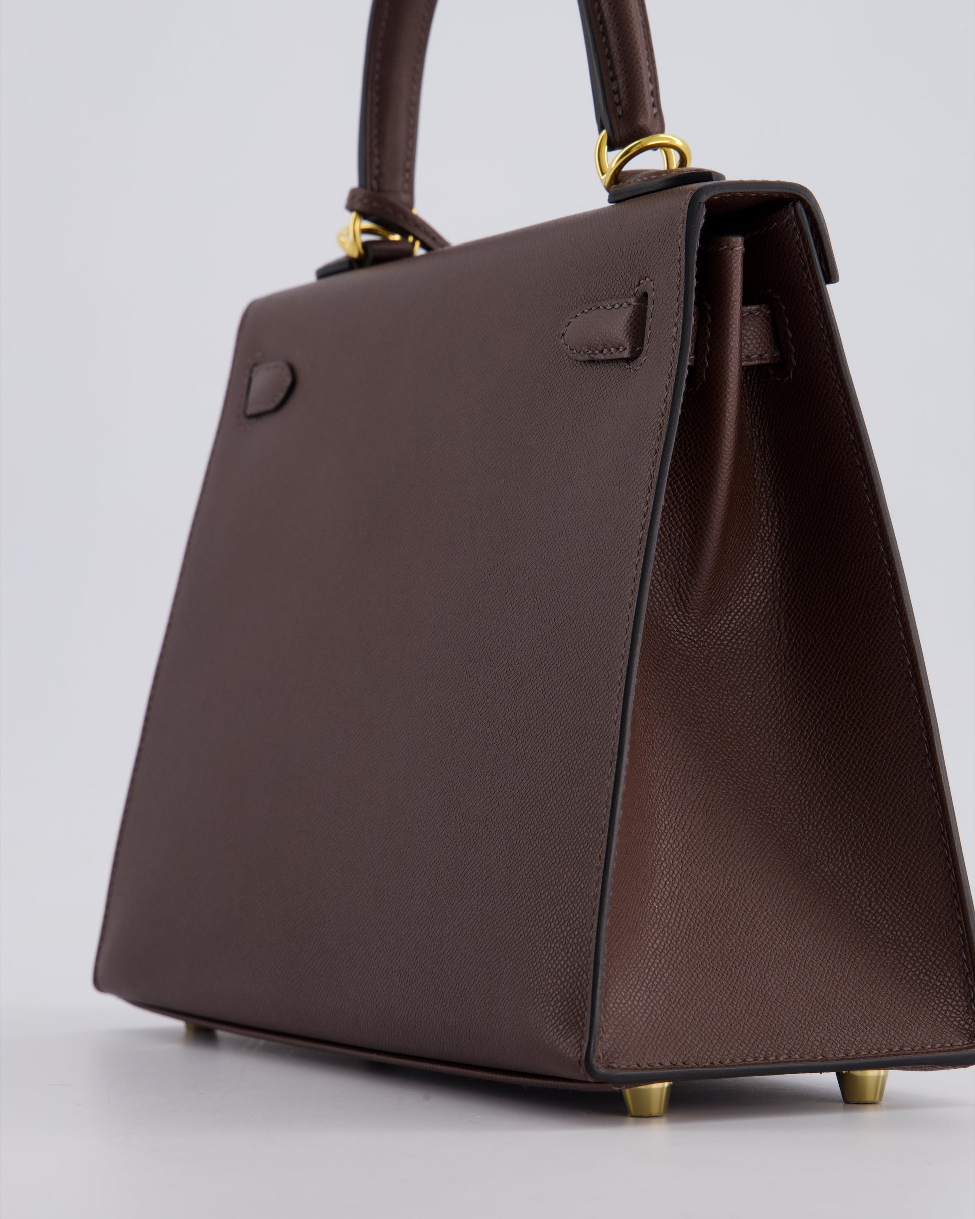 Hermes Kelly Sellier 25cm Bag in Rouge Sellier Madame Leather with Gold Hardware