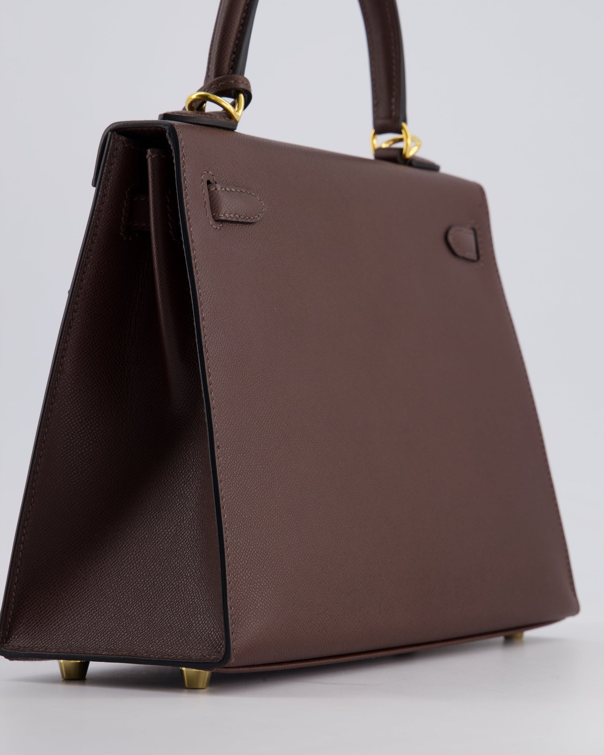 Hermes Kelly Sellier 25cm Bag in Rouge Sellier Madame Leather with Gold Hardware
