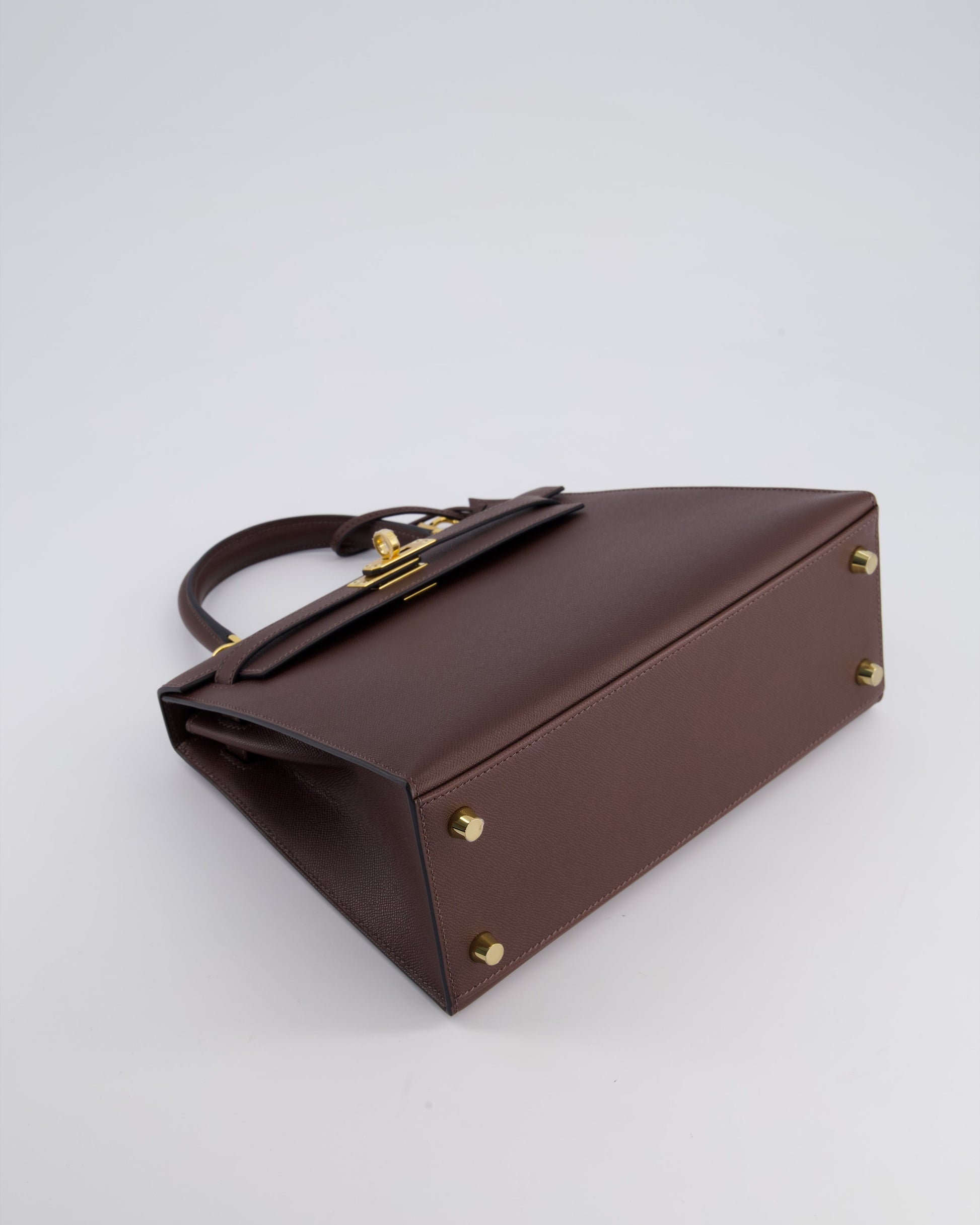 Hermes Kelly Sellier 25cm Bag in Rouge Sellier Madame Leather with Gold Hardware