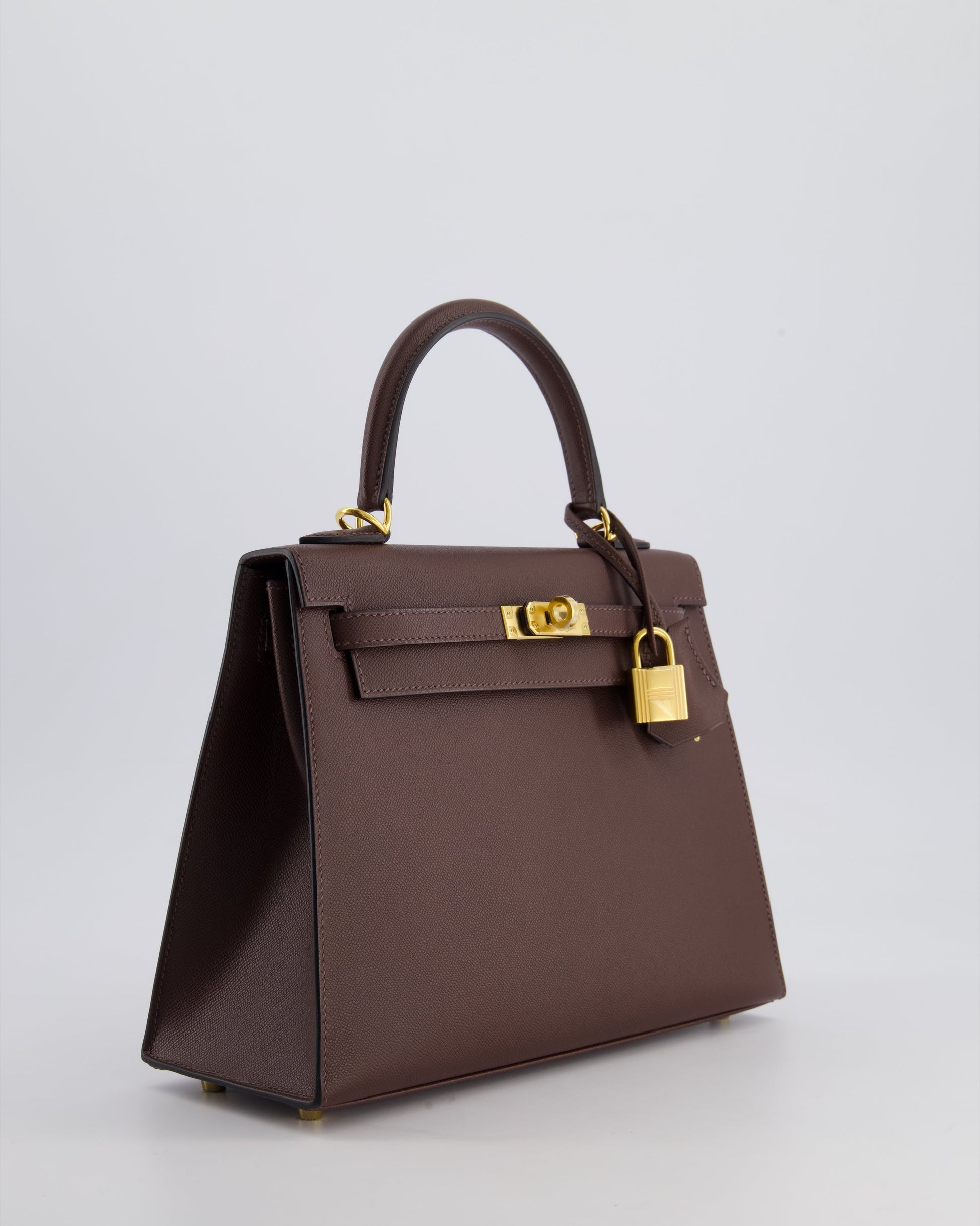 Hermes Kelly Sellier 25cm Bag in Rouge Sellier Madame Leather with Gold Hardware