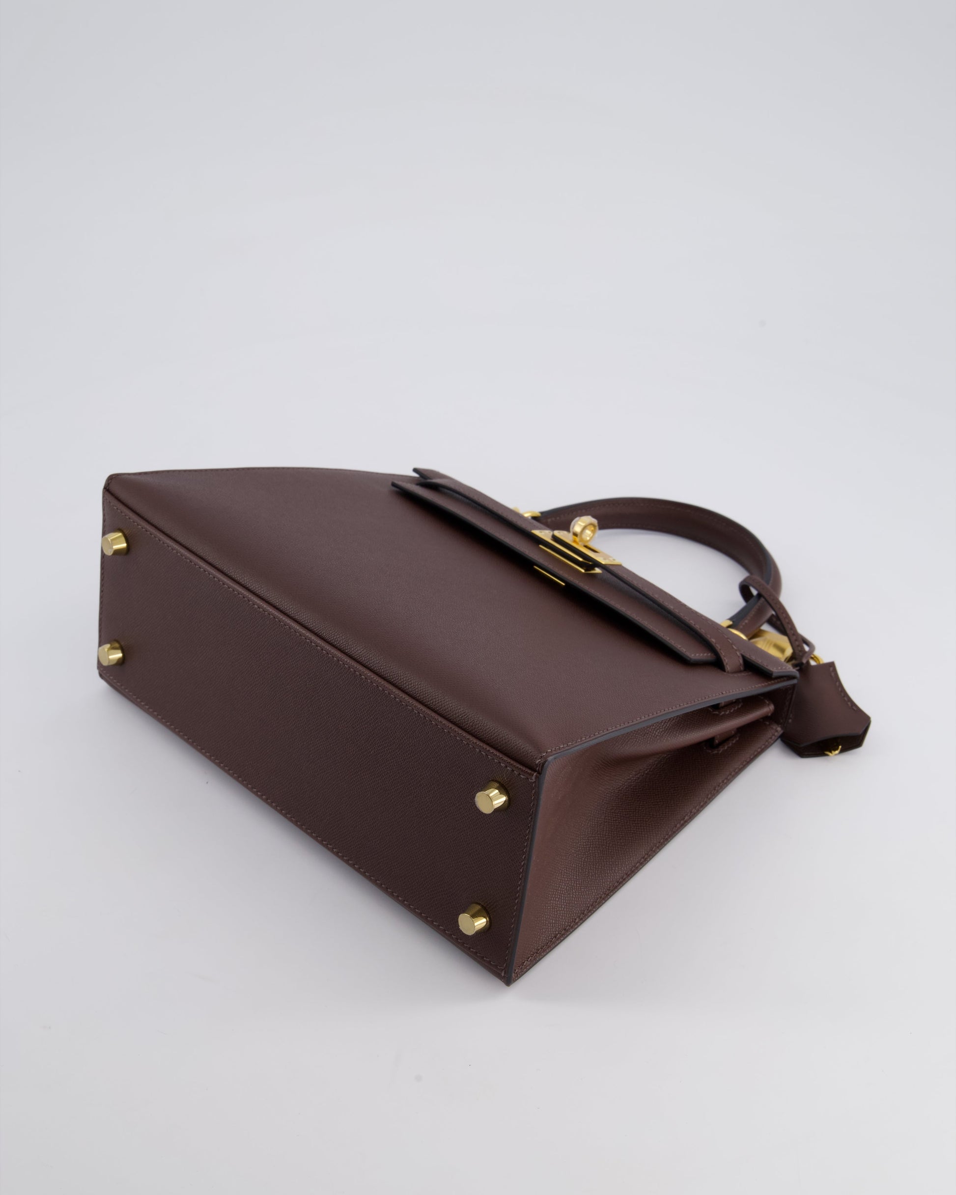 Hermes Kelly Sellier 25cm Bag in Rouge Sellier Madame Leather with Gold Hardware