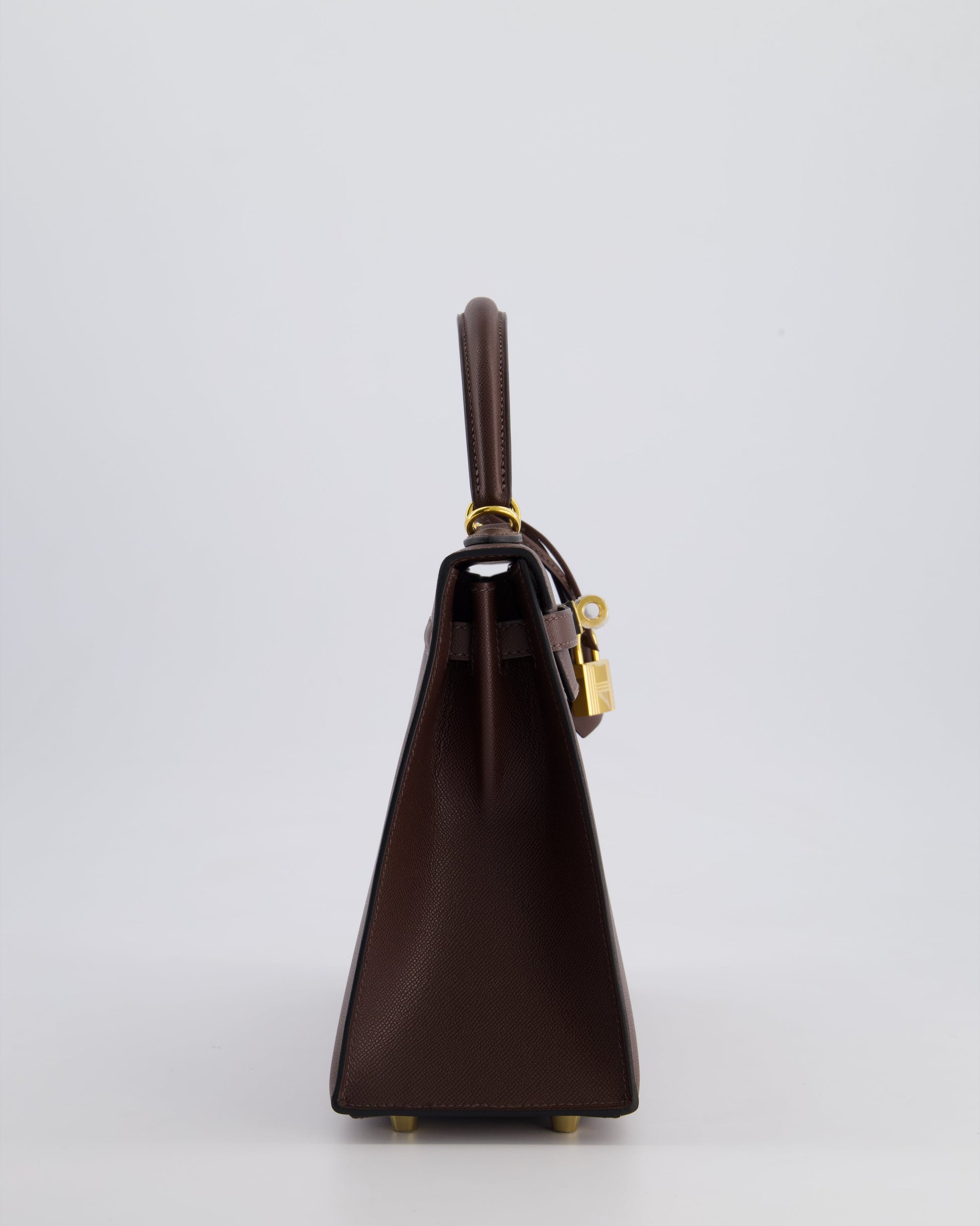 Hermes Kelly Sellier 25cm Bag in Rouge Sellier Madame Leather with Gold Hardware