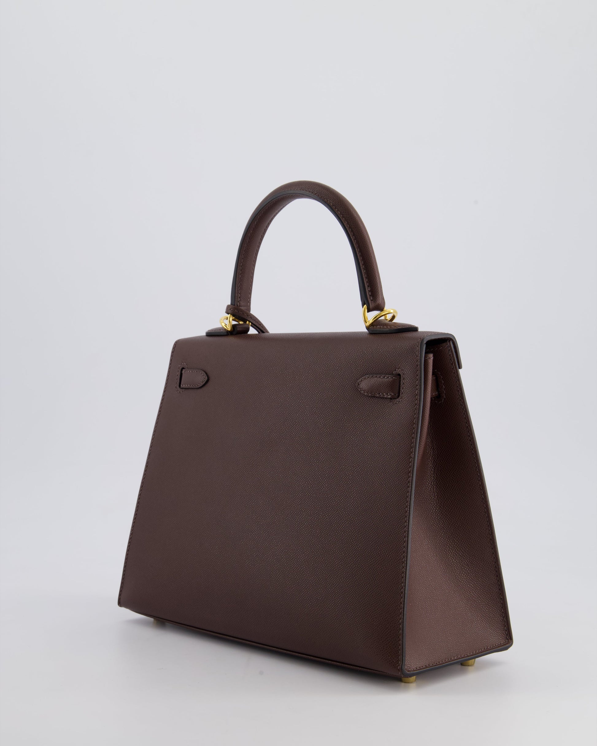 Hermes Kelly Sellier 25cm Bag in Rouge Sellier Madame Leather with Gold Hardware