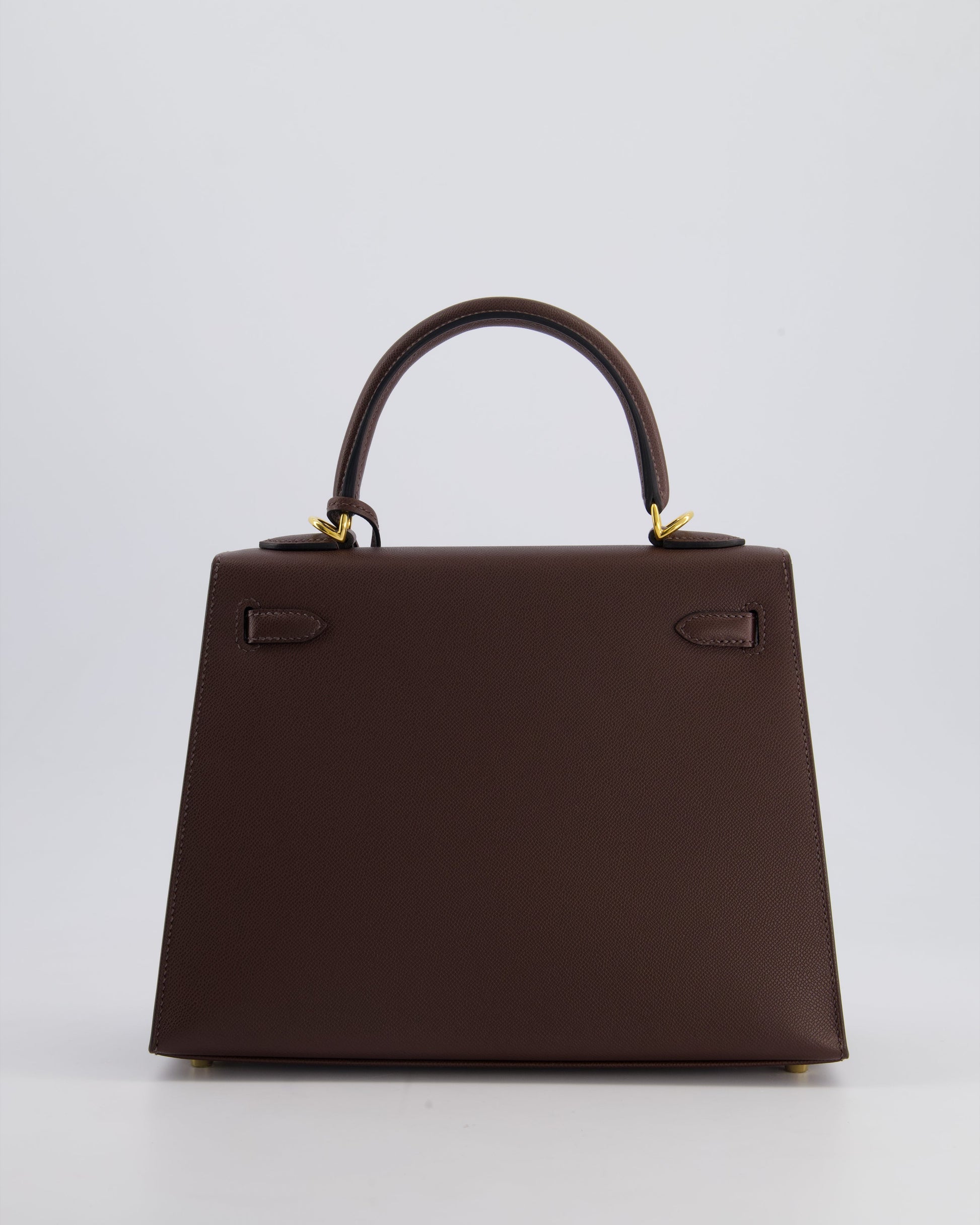 Hermes Kelly Sellier 25cm Bag in Rouge Sellier Madame Leather with Gold Hardware
