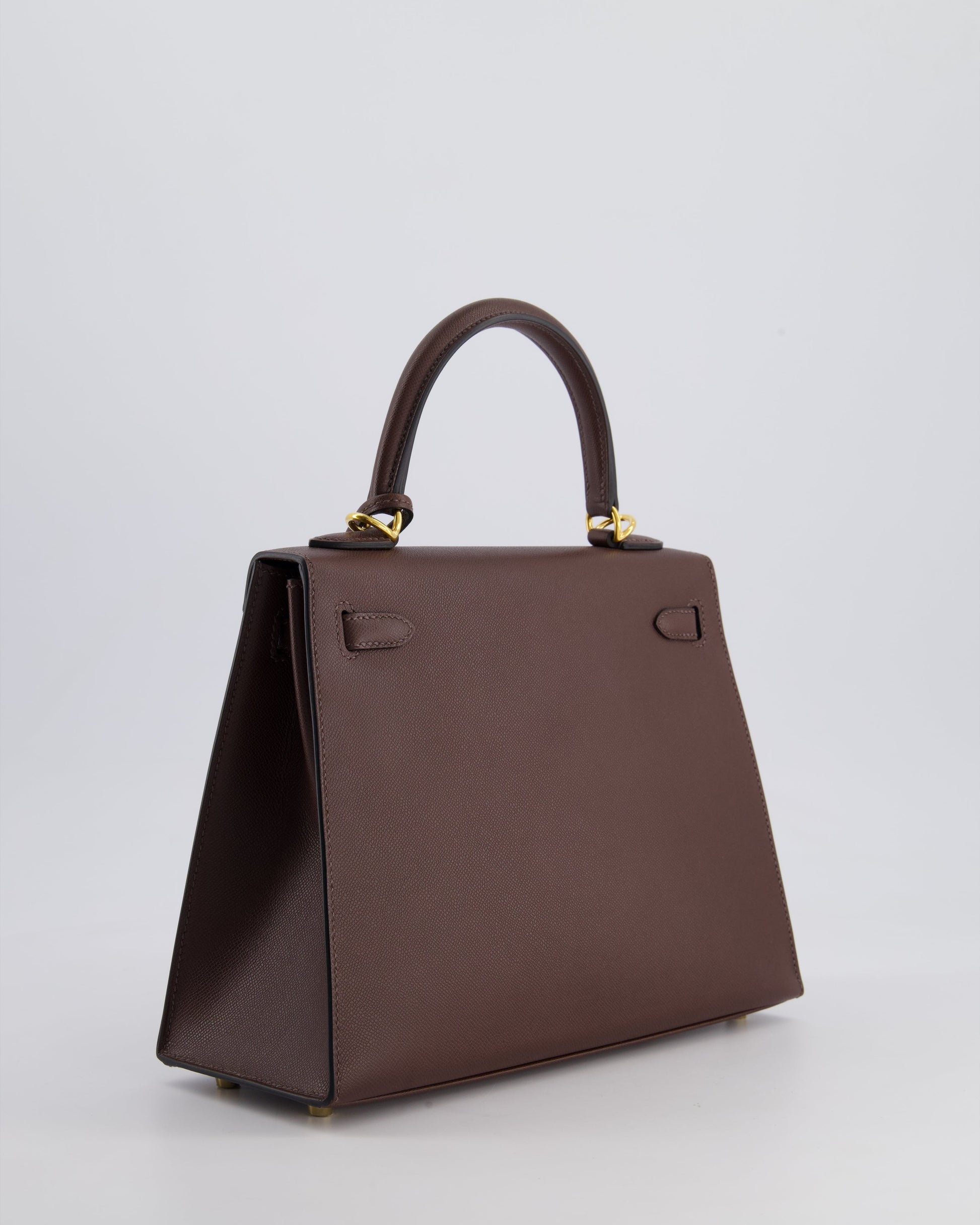 Hermes Kelly Sellier 25cm Bag in Rouge Sellier Madame Leather with Gold Hardware