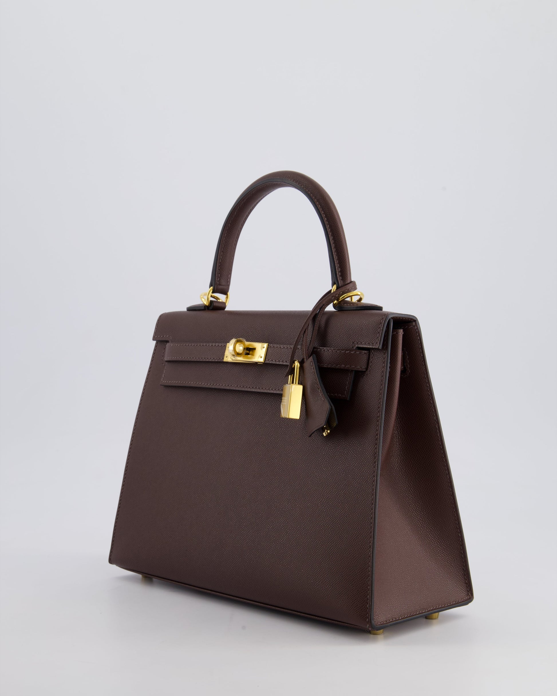 Hermes Kelly Sellier 25cm Bag in Rouge Sellier Madame Leather with Gold Hardware