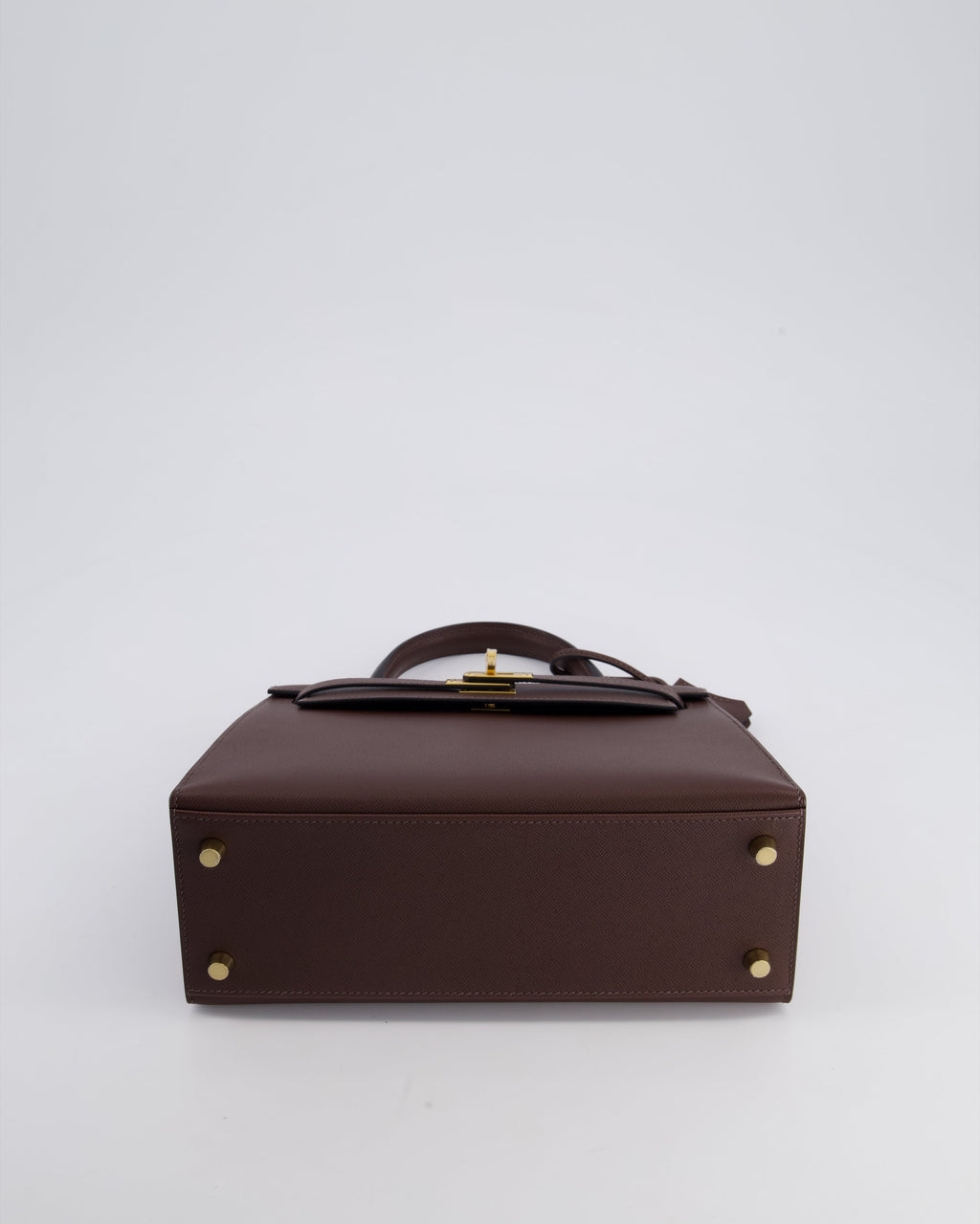 Hermes Kelly Sellier 25cm Bag in Rouge Sellier Madame Leather with Gold Hardware