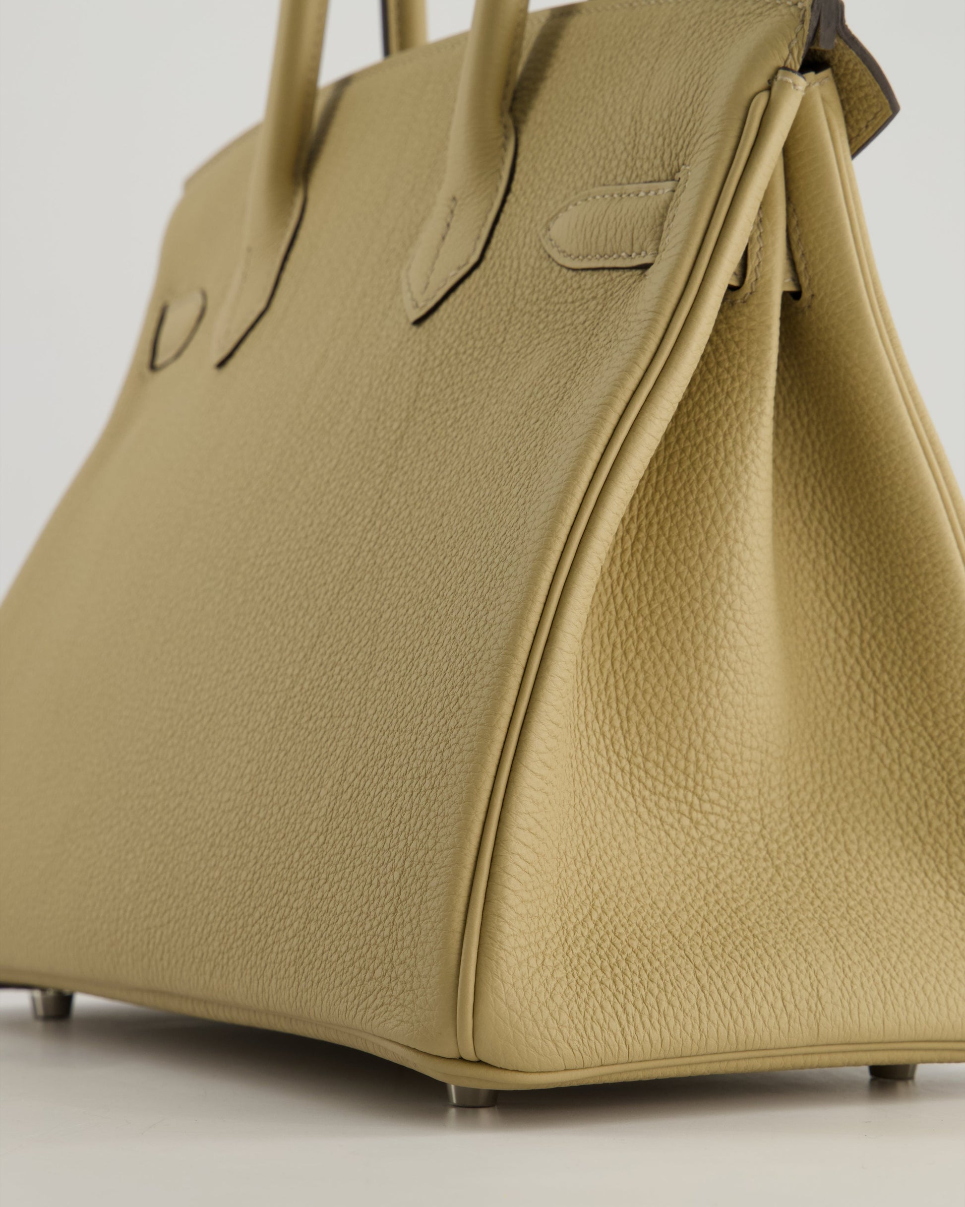 Hermes Birkin 30cm Retourne Bag in Trench Togo Leather with Palladium Hardware
