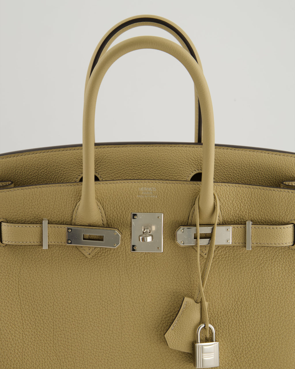 Hermes Birkin 30cm Retourne Bag in Trench Togo Leather with Palladium Hardware