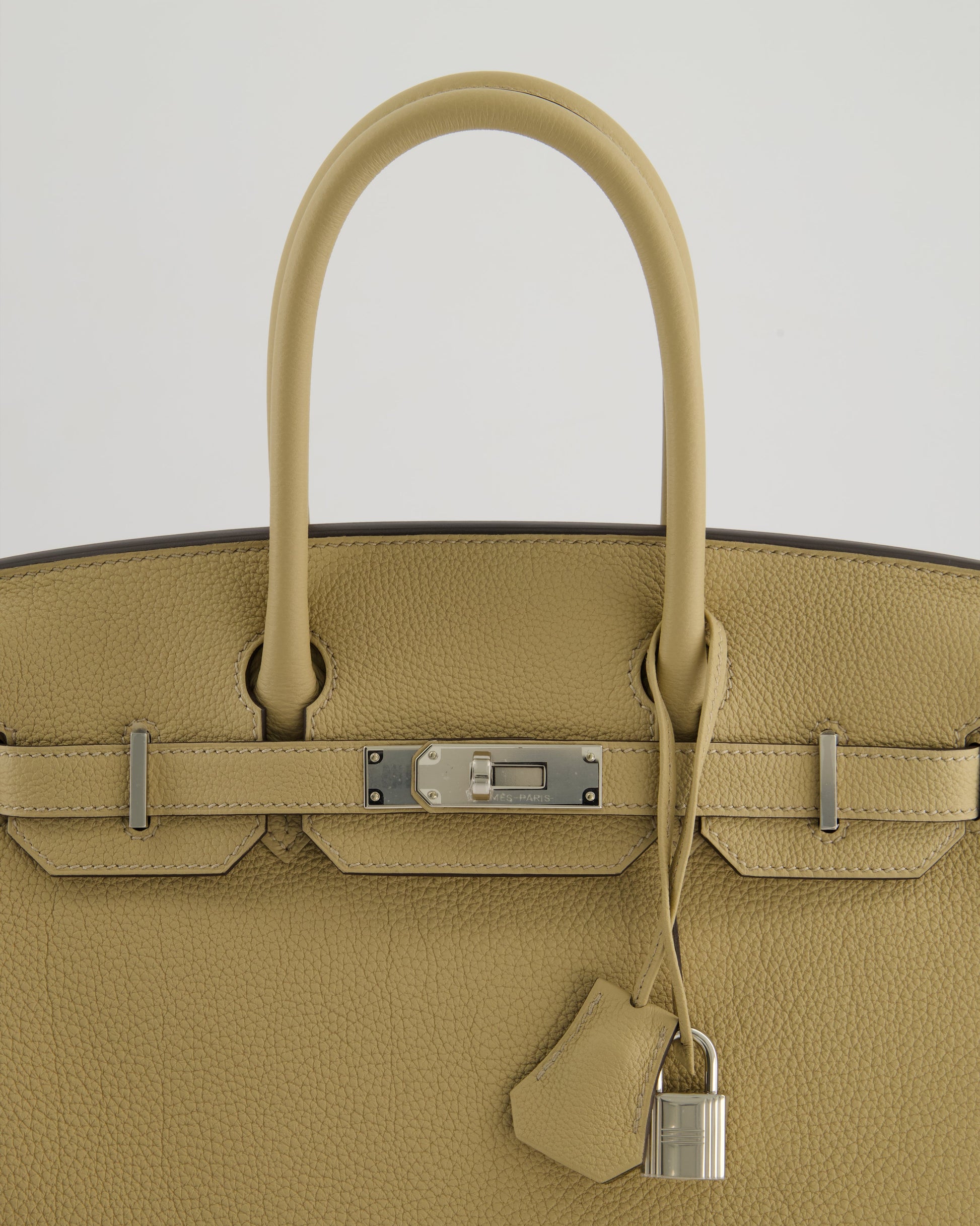 Hermes Birkin 30cm Retourne Bag in Trench Togo Leather with Palladium Hardware