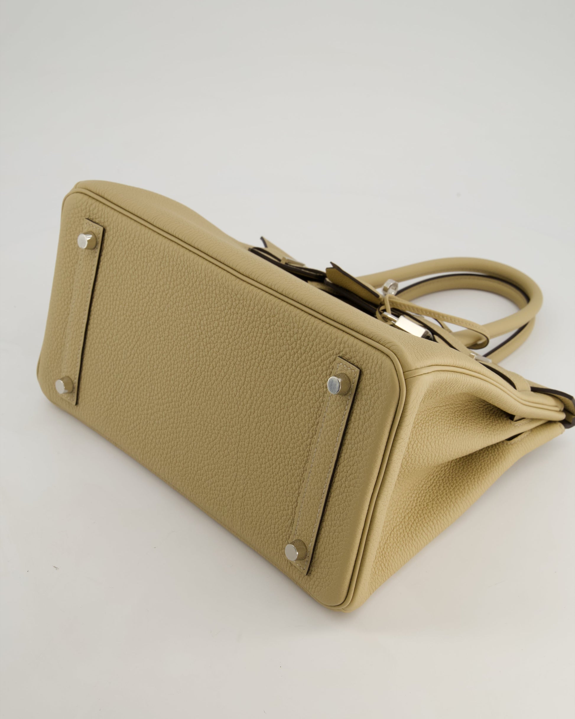 Hermes Birkin 30cm Retourne Bag in Trench Togo Leather with Palladium Hardware