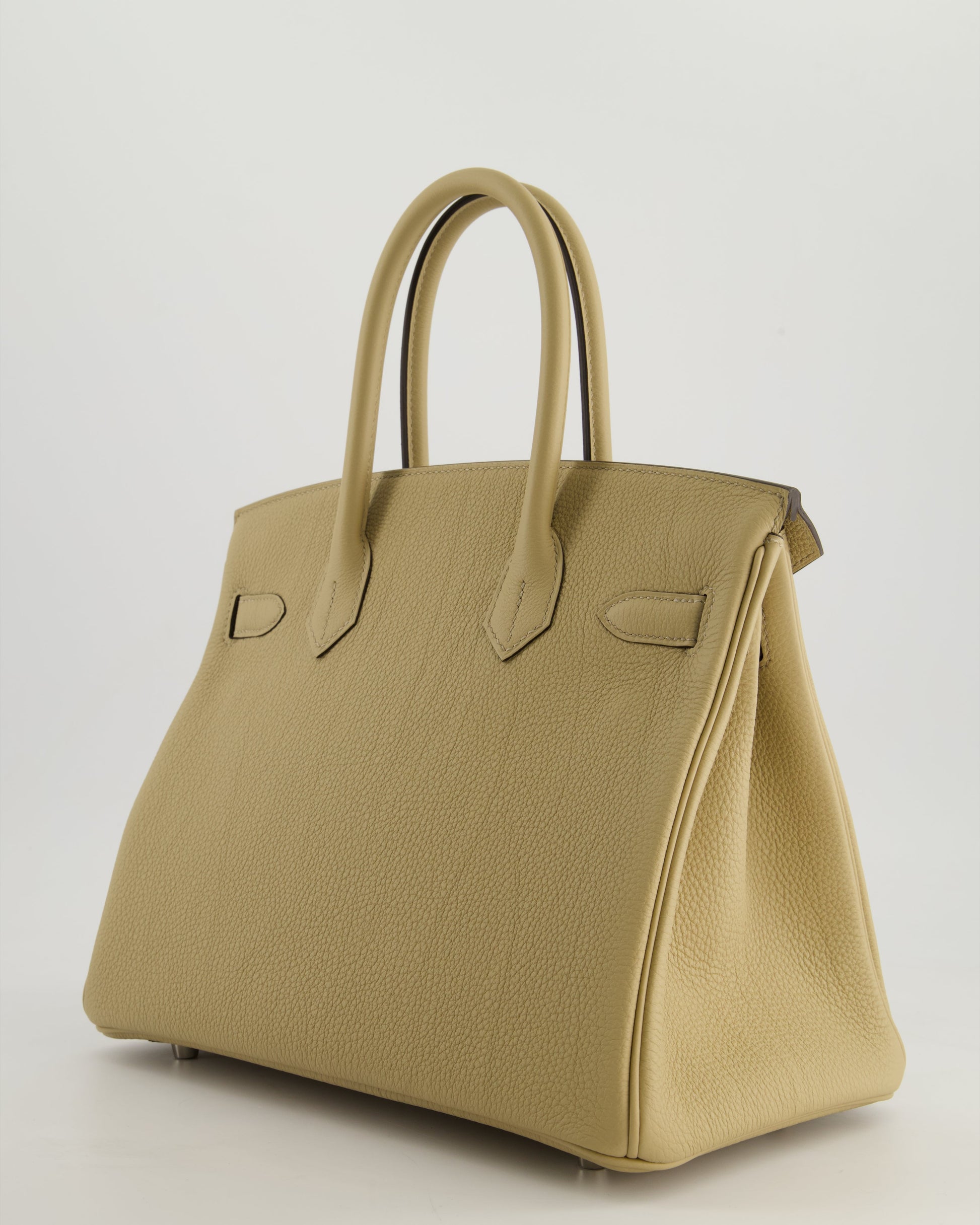 Hermes Birkin 30cm Retourne Bag in Trench Togo Leather with Palladium Hardware