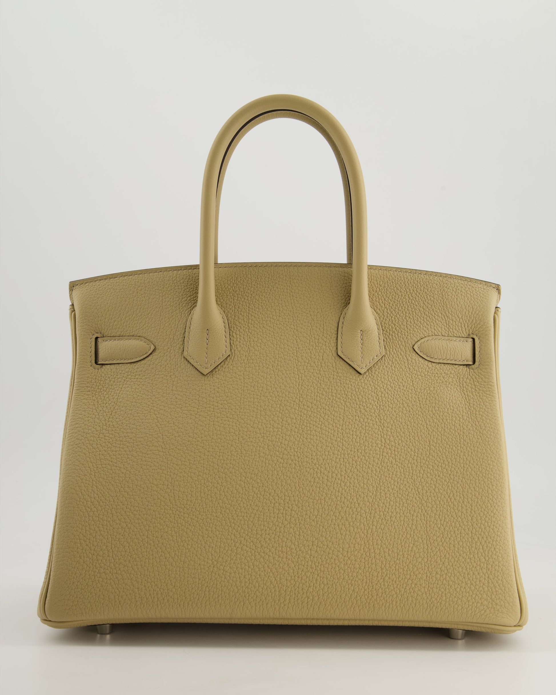 Hermes Birkin 30cm Retourne Bag in Trench Togo Leather with Palladium Hardware