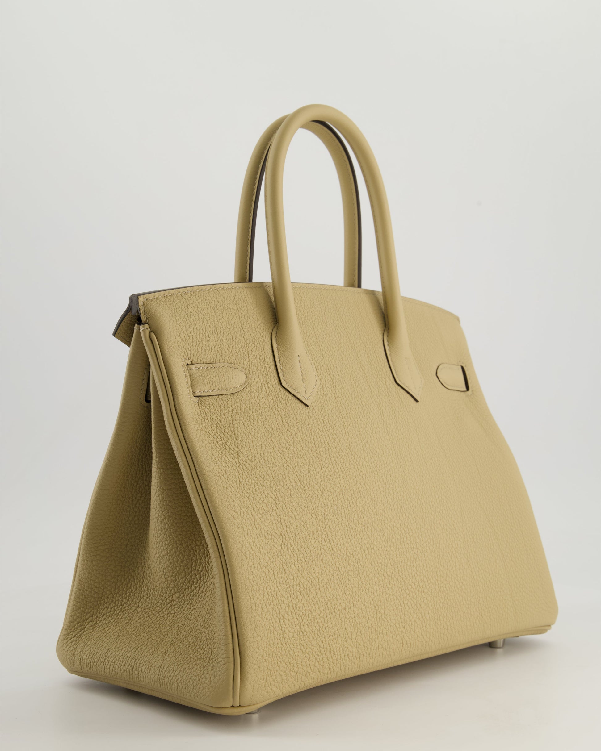 Hermes Birkin 30cm Retourne Bag in Trench Togo Leather with Palladium Hardware