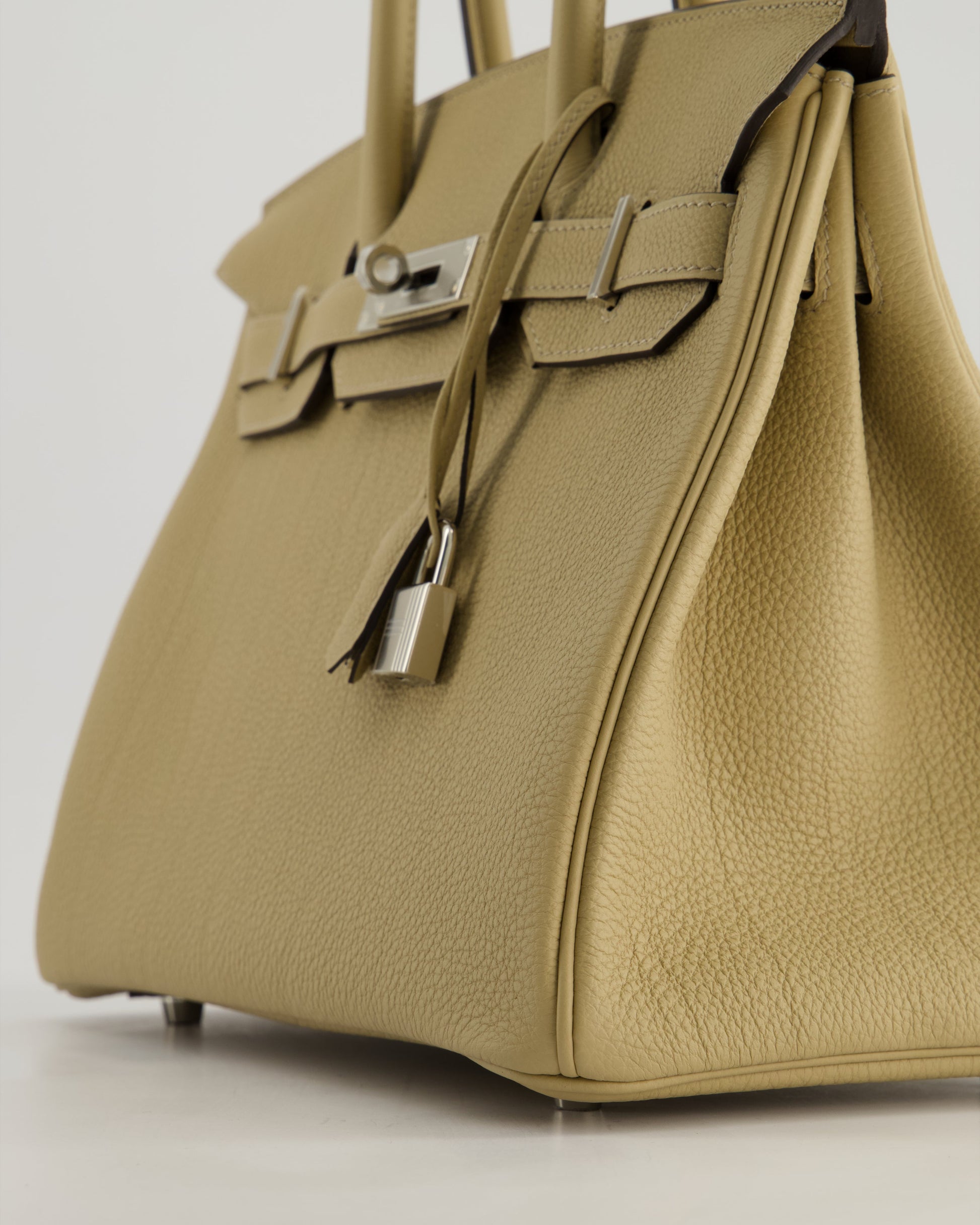 Hermes Birkin 30cm Retourne Bag in Trench Togo Leather with Palladium Hardware