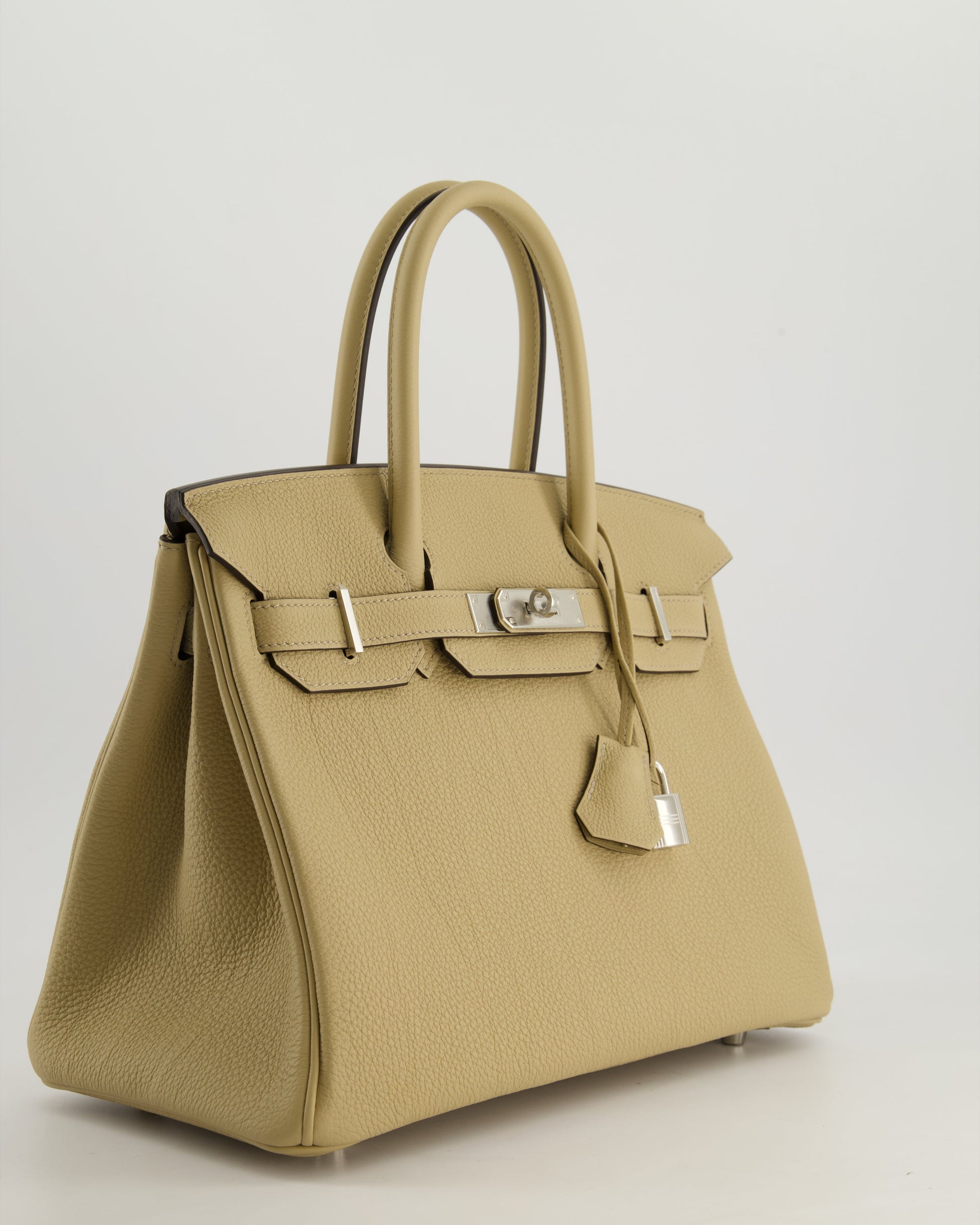 Hermes Birkin 30cm Retourne Bag in Trench Togo Leather with Palladium Hardware