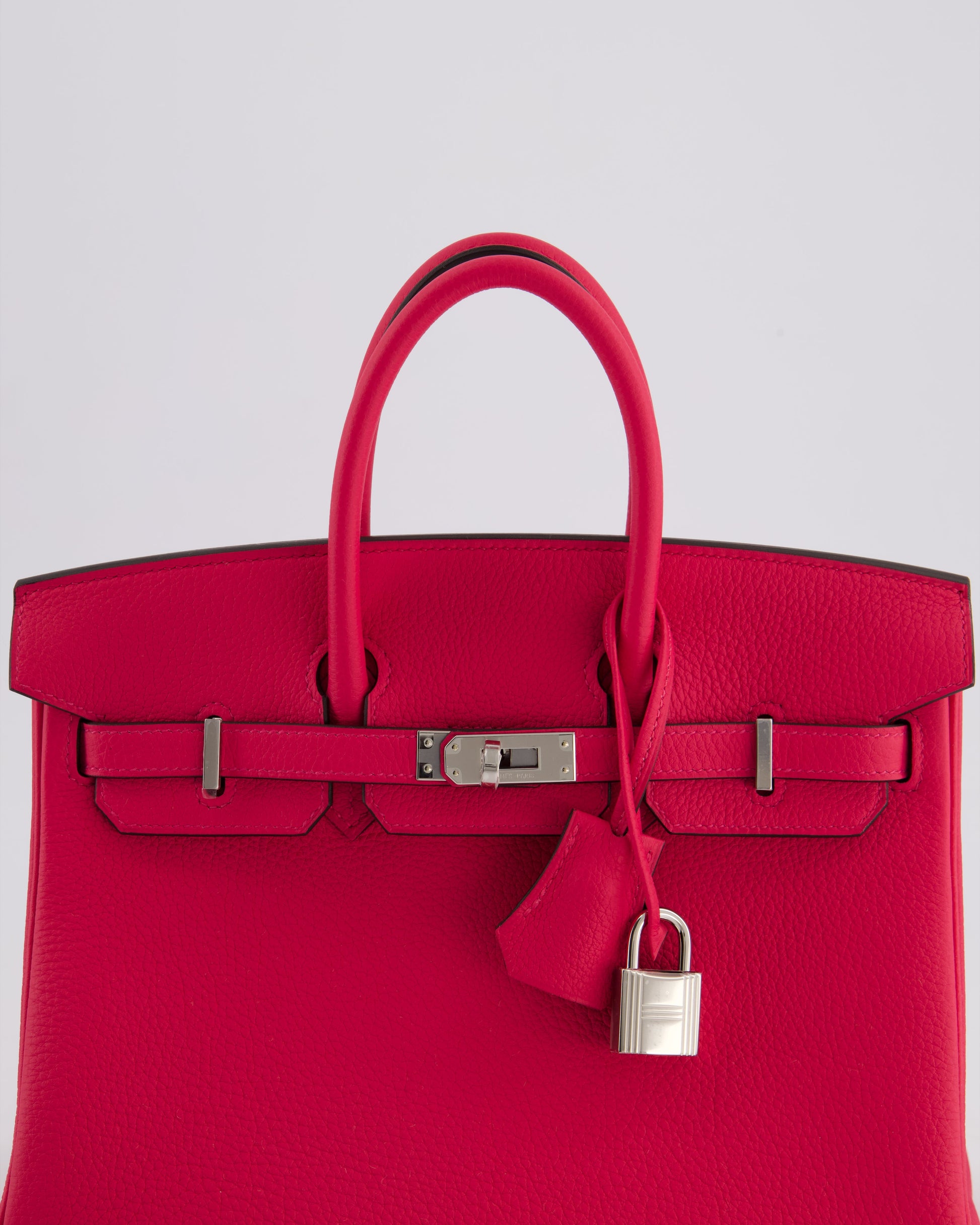Hermes Birkin 25cm Bag in Rose Mexico Togo Leather with Palladium Hardware