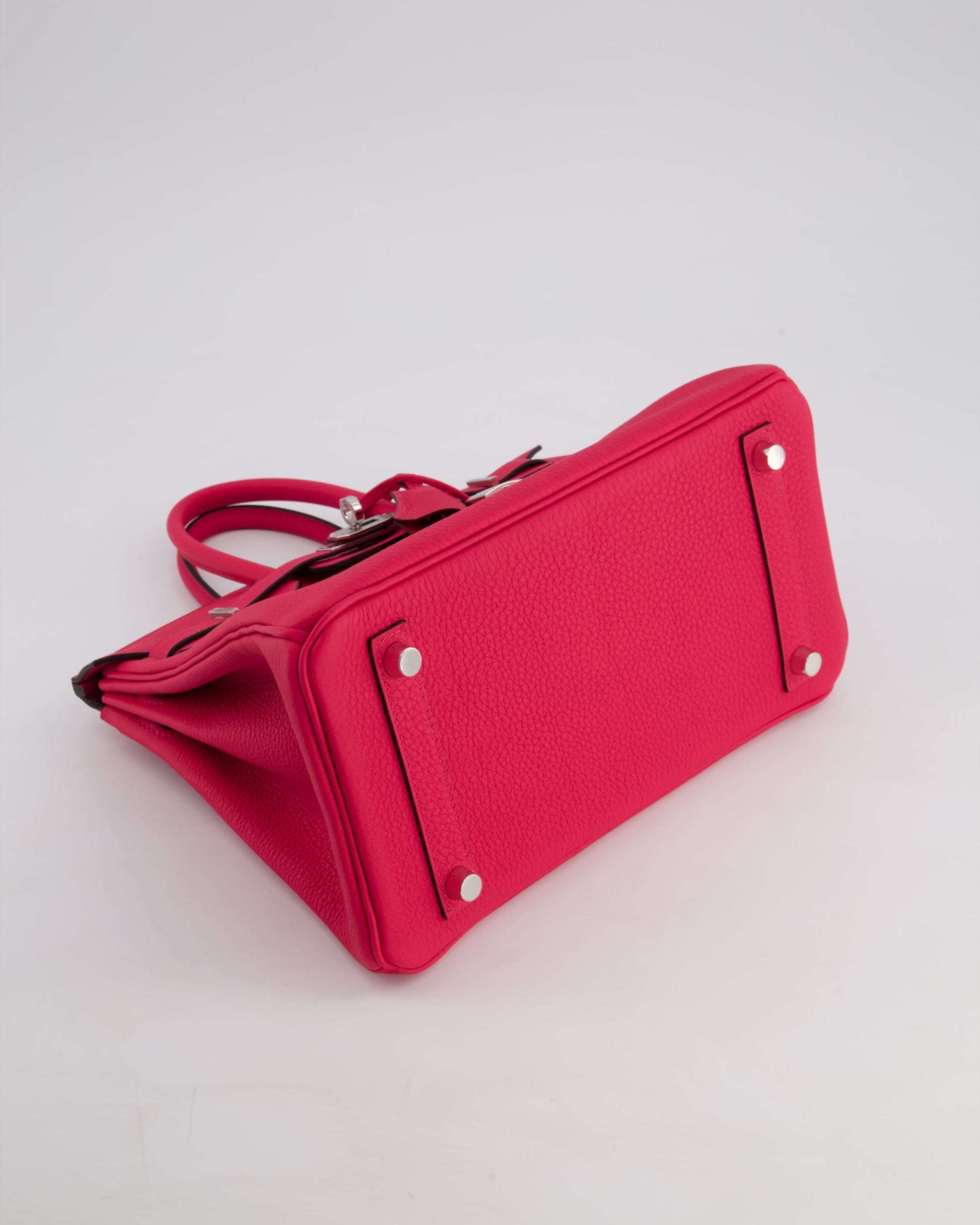 Hermes Birkin 25cm Bag in Rose Mexico Togo Leather with Palladium Hardware