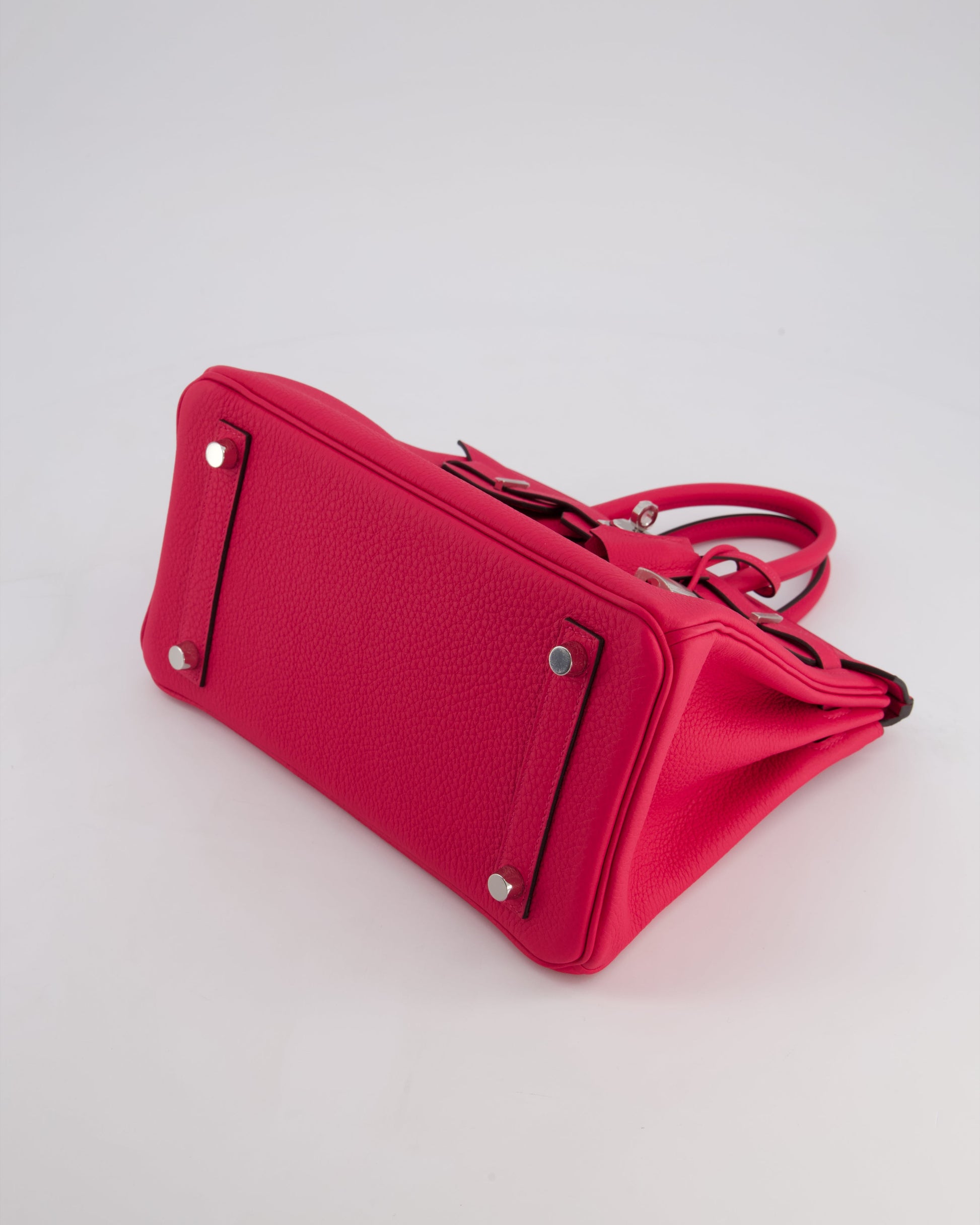 Hermes Birkin 25cm Bag in Rose Mexico Togo Leather with Palladium Hardware