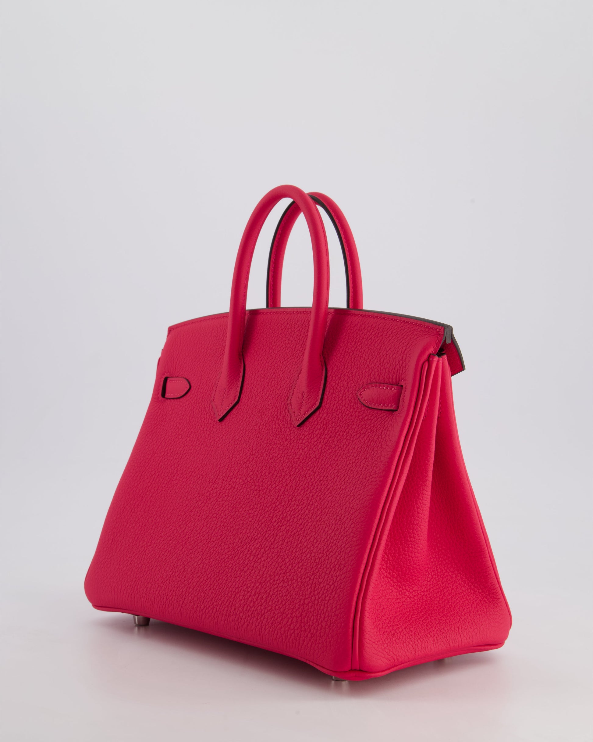Hermes Birkin 25cm Bag in Rose Mexico Togo Leather with Palladium Hardware