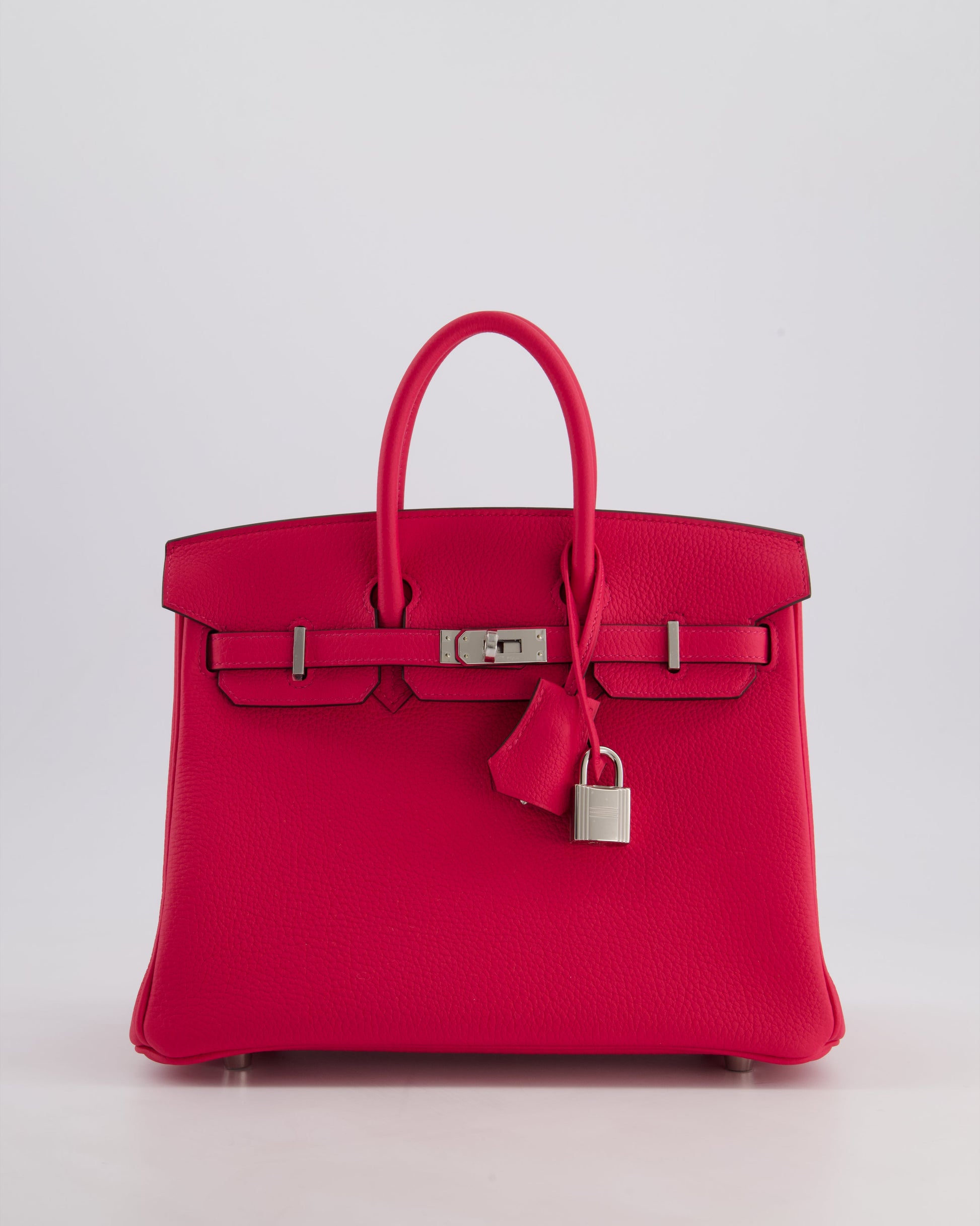 Hermes Birkin 25cm Bag in Rose Mexico Togo Leather with Palladium Hardware