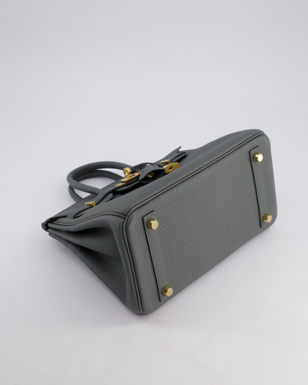 Hermes Birkin 25cm Retourne Bag in Vert Amande Togo Leather with Gold Hardware