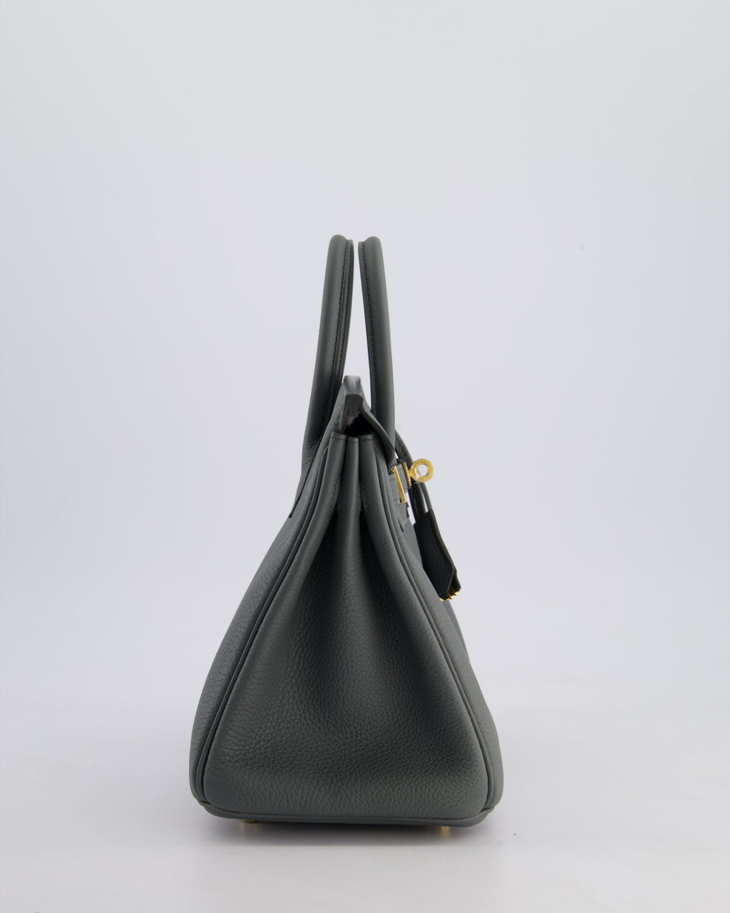 Hermes Birkin 25cm Retourne Bag in Vert Amande Togo Leather with Gold Hardware