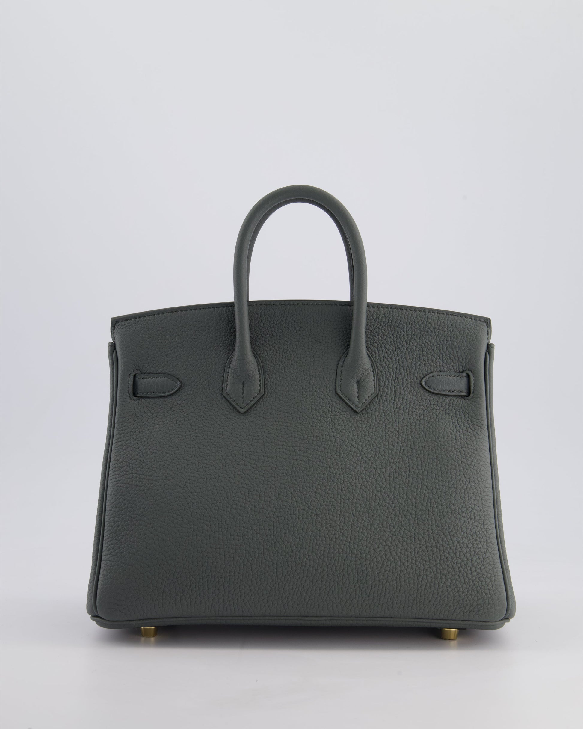 Hermes Birkin 25cm Retourne Bag in Vert Amande Togo Leather with Gold Hardware