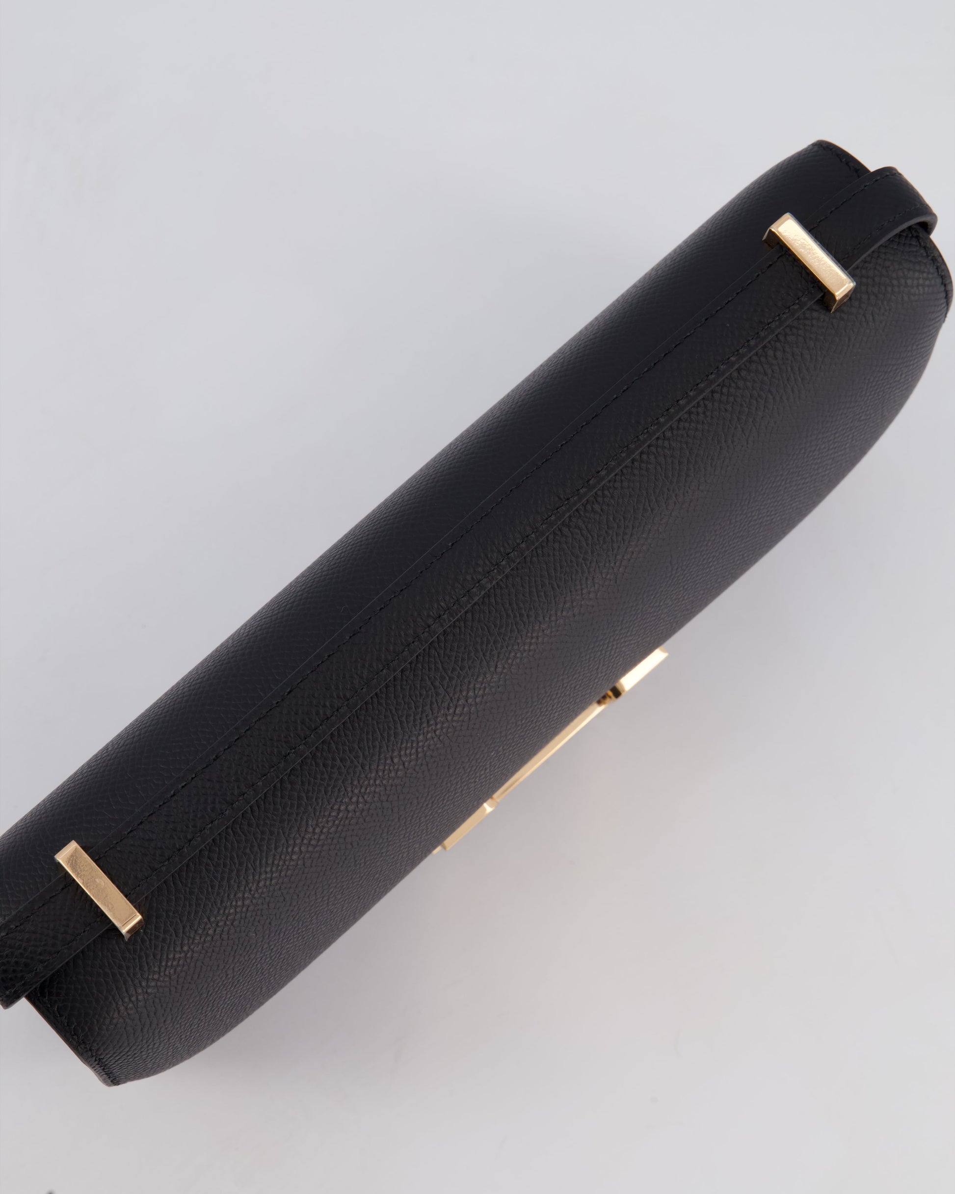 Hermes Constance 1-Elan Miroir Bag in Noir Epsom Leather with Rose Gold Hardware