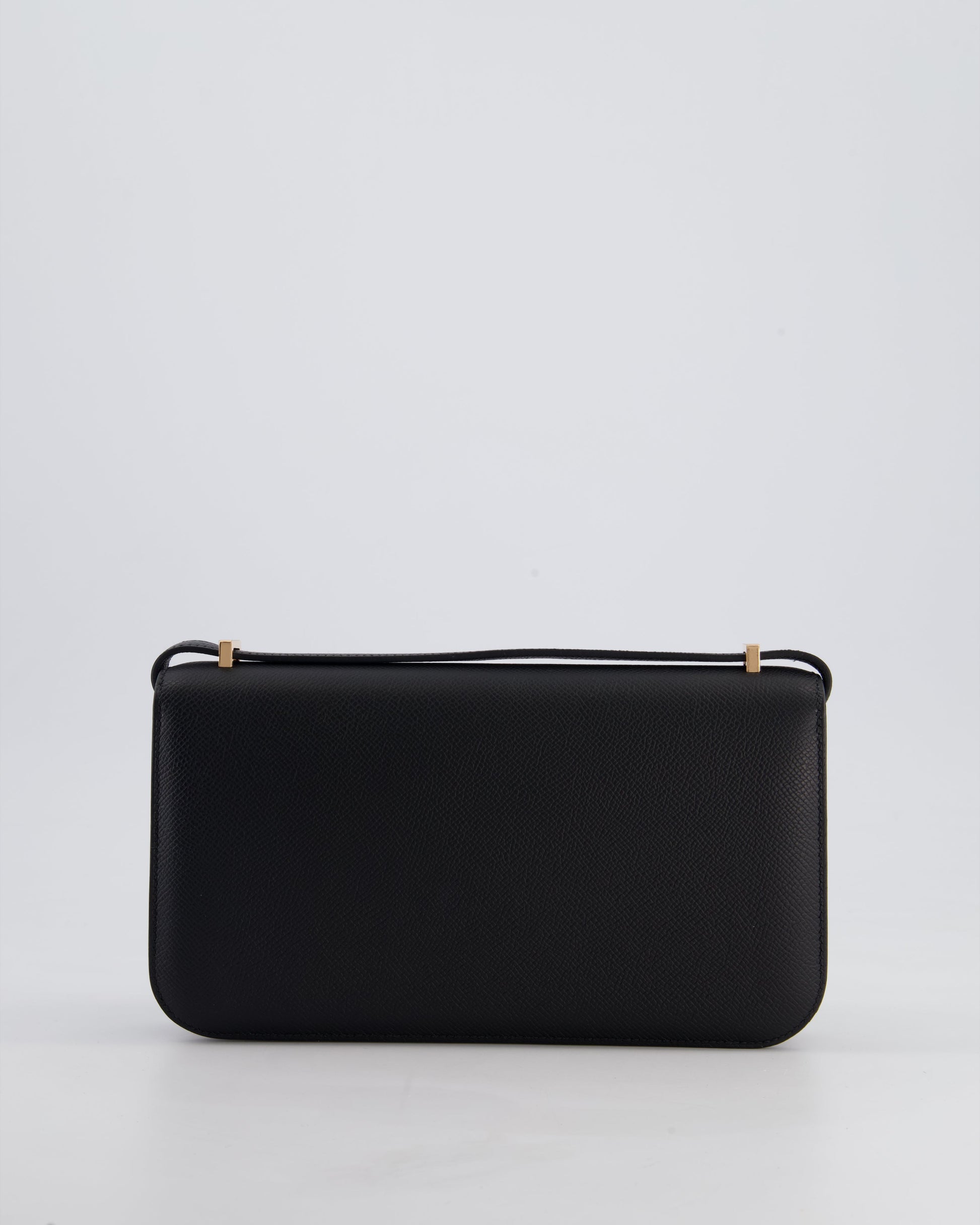 Hermes Constance 1-Elan Miroir Bag in Noir Epsom Leather with Rose Gold Hardware