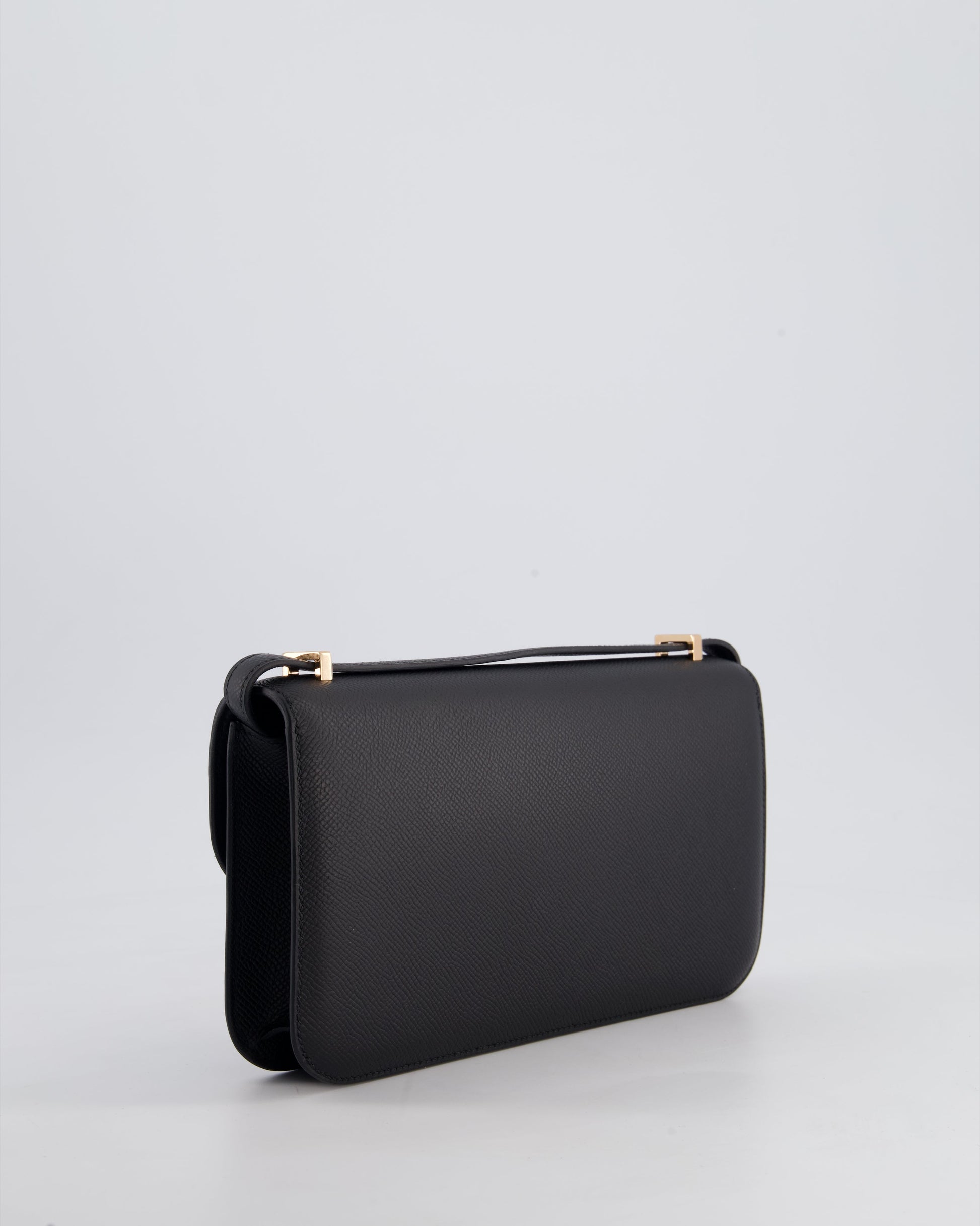Hermes Constance 1-Elan Miroir Bag in Noir Epsom Leather with Rose Gold Hardware