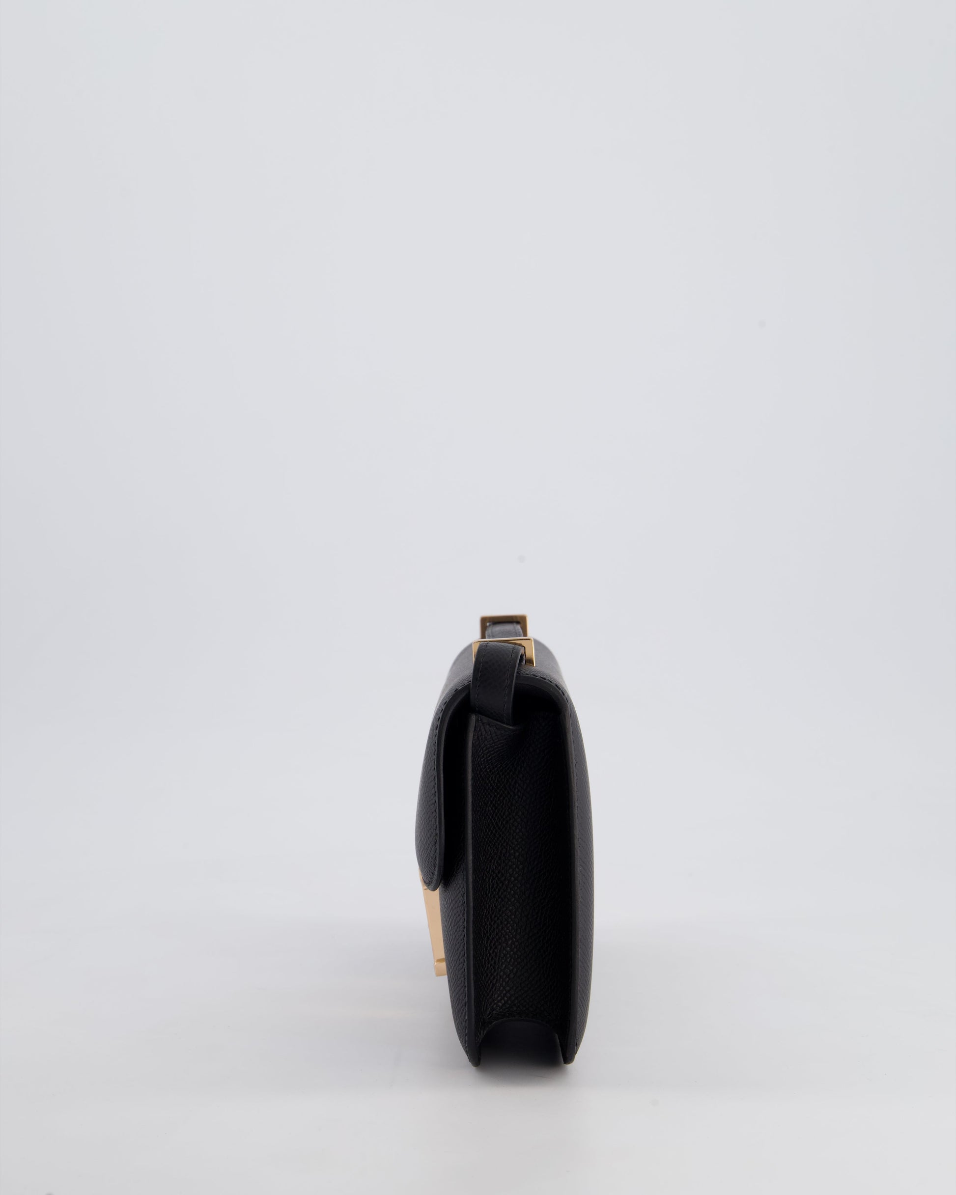 Hermes Constance 1-Elan Miroir Bag in Noir Epsom Leather with Rose Gold Hardware