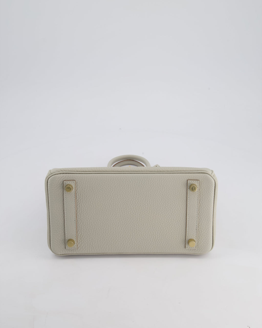 Hermes Birkin 25cm Retourne Bag in Gris Perle Togo Leather with Gold Hardware