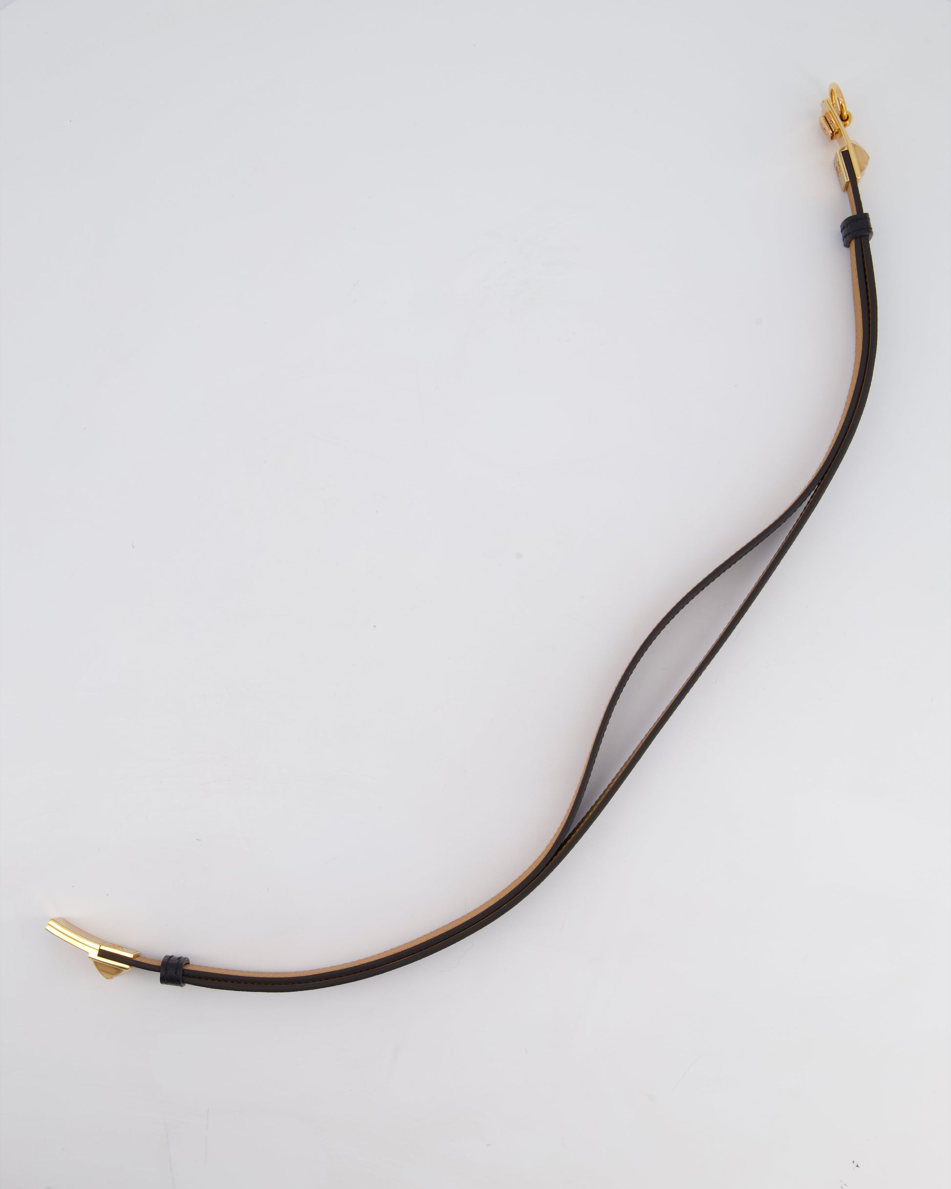 Hermes Collier De Chien 18 Belt in Black Epsom Leather with Rose Gold Hardware