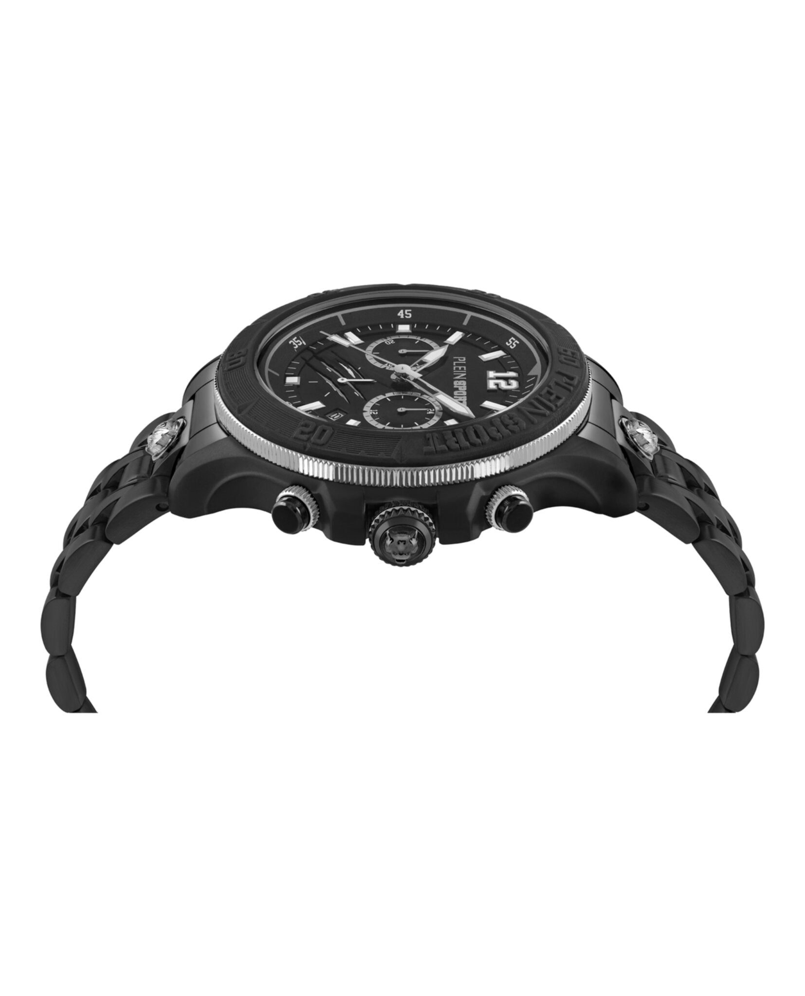 Plein Sport Mens  Black 47mm Bracelet Fashion Watch